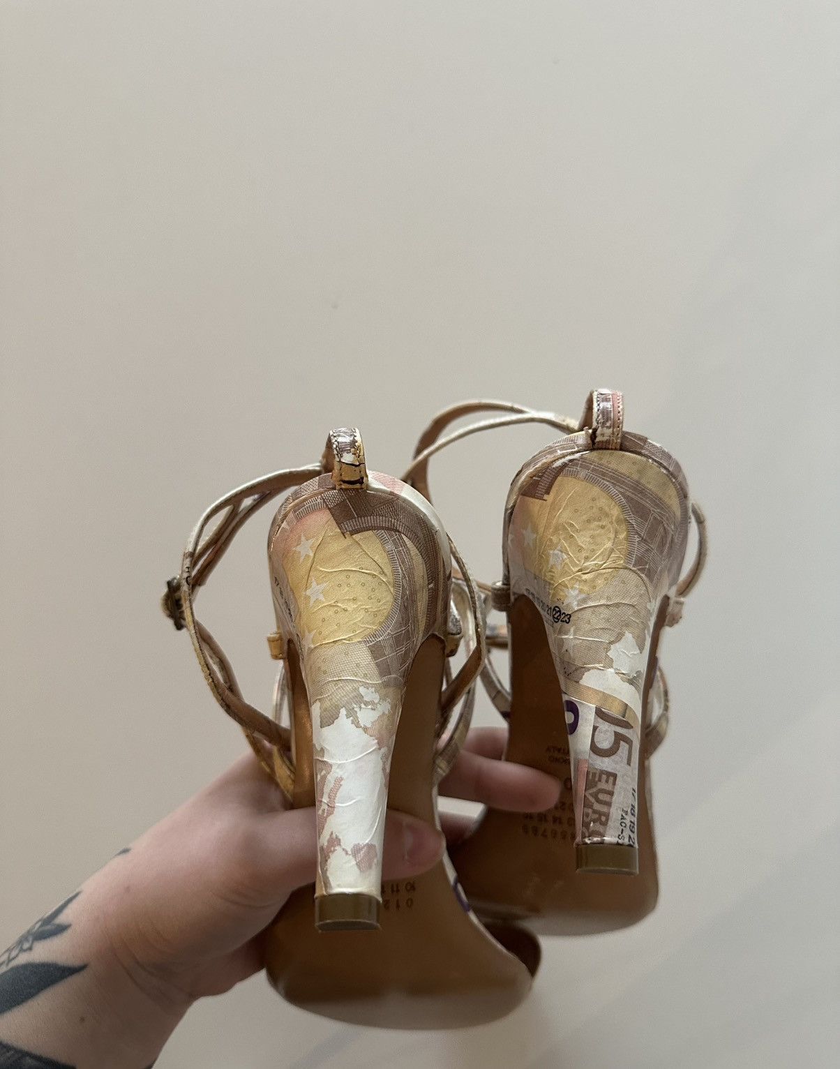 Maison Margiela RARE Maison Margiela Euro Note Banknote Sandals SS08 Archive Size US 10 / IT 40 - 5 Thumbnail