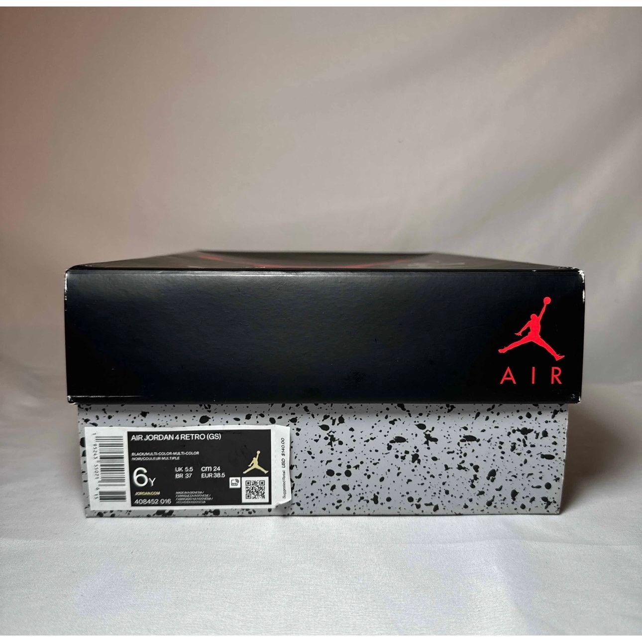 Jordan Brand × Nike Size 6 - Nike Air Jordan 4 Retro GS Red Thunder Men's Shoes Size US 6 / EU 39 - 9 Thumbnail