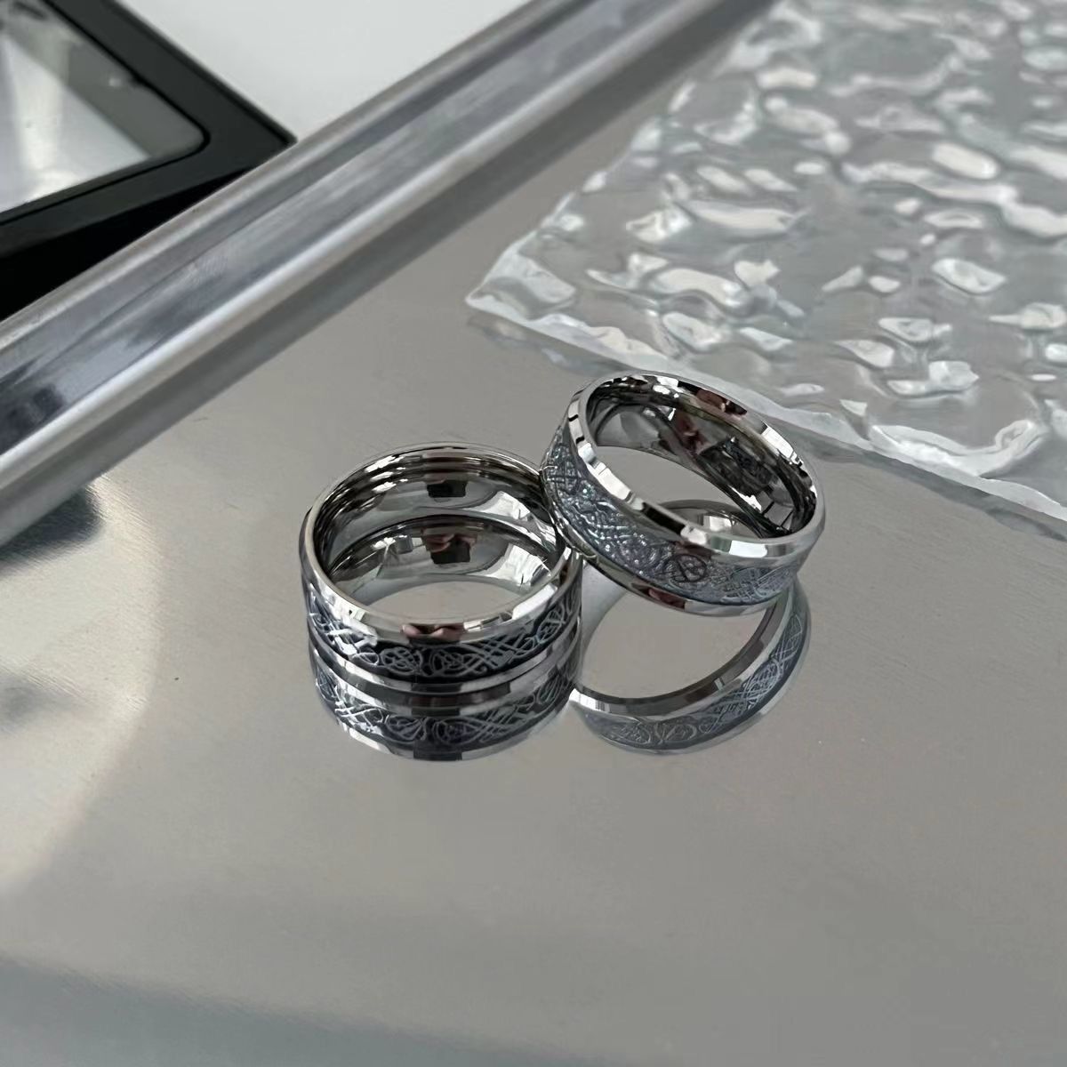 Jewelry Future Jewelry Rings Open Size Chrome Ring (Size 7-13) Size ONE SIZE - 3 Thumbnail