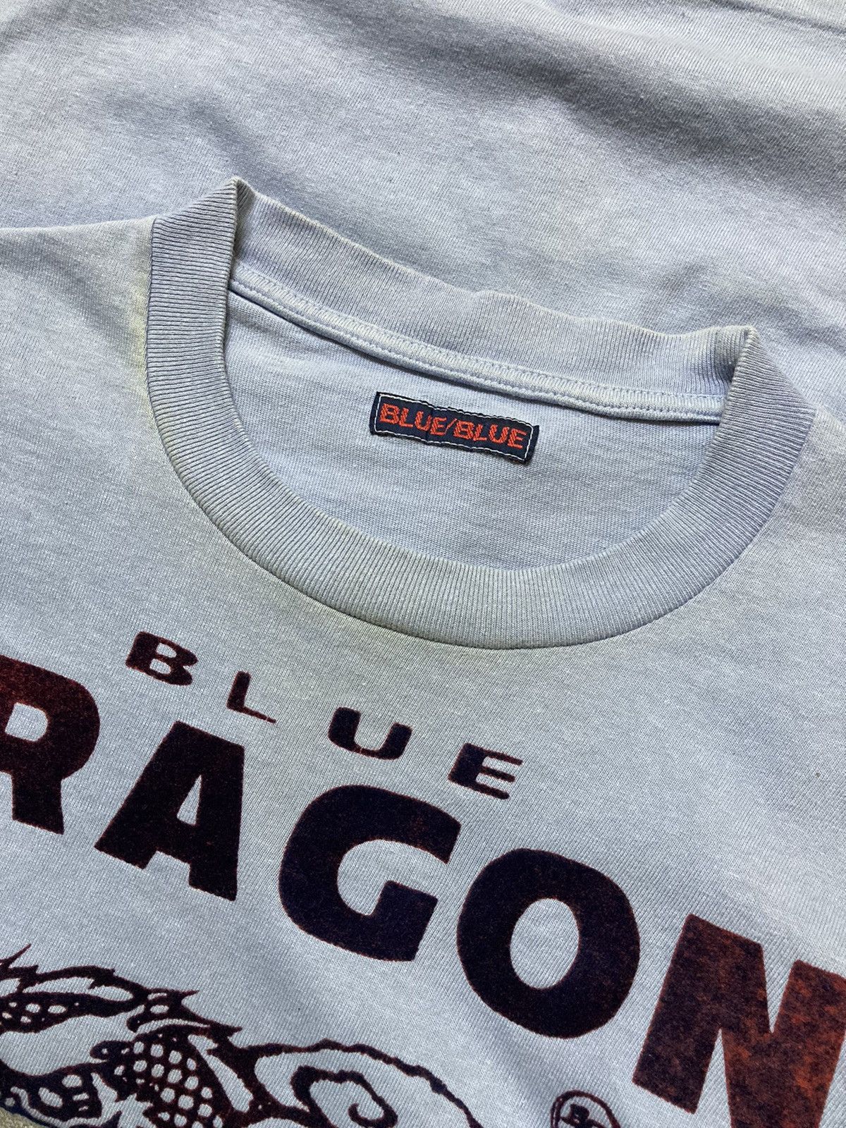 Blue Blue Japan × Japanese Brand × Vintage Vintage Blue Blue Japan Blue Dragon T-Shirt Size US S / EU 44-46 / 1 - 13 Thumbnail