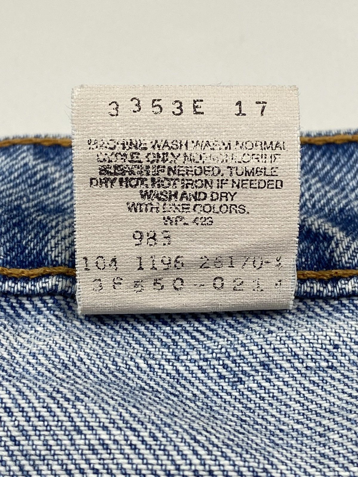 Levi's 1990’s Vintage Levi’s 550 Orange Tab Relaxed Fit Denim Jorts Size US 32 / EU 48 - 7 Thumbnail