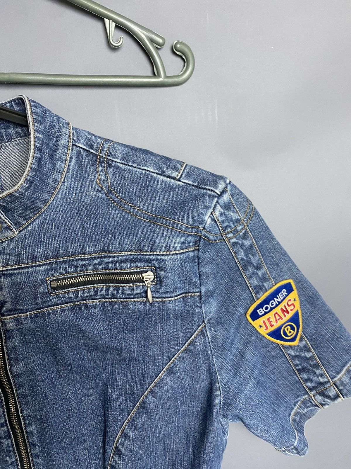 Vintage Unisex Vintage Bogner Jeans Overalls Racing Style Size 27" / US 4 / IT 40 - 6 Thumbnail