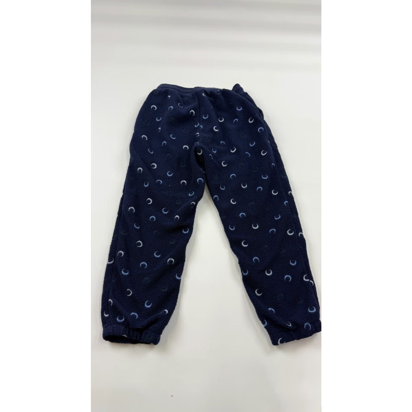 Vintage DAILY PRACTICE Sweatpants Womens Small Blue Fleece Lounge Activewear Tapered Pockets Embroidered Moon Size 28" / US 6 / IT 42 - 2 Thumbnail