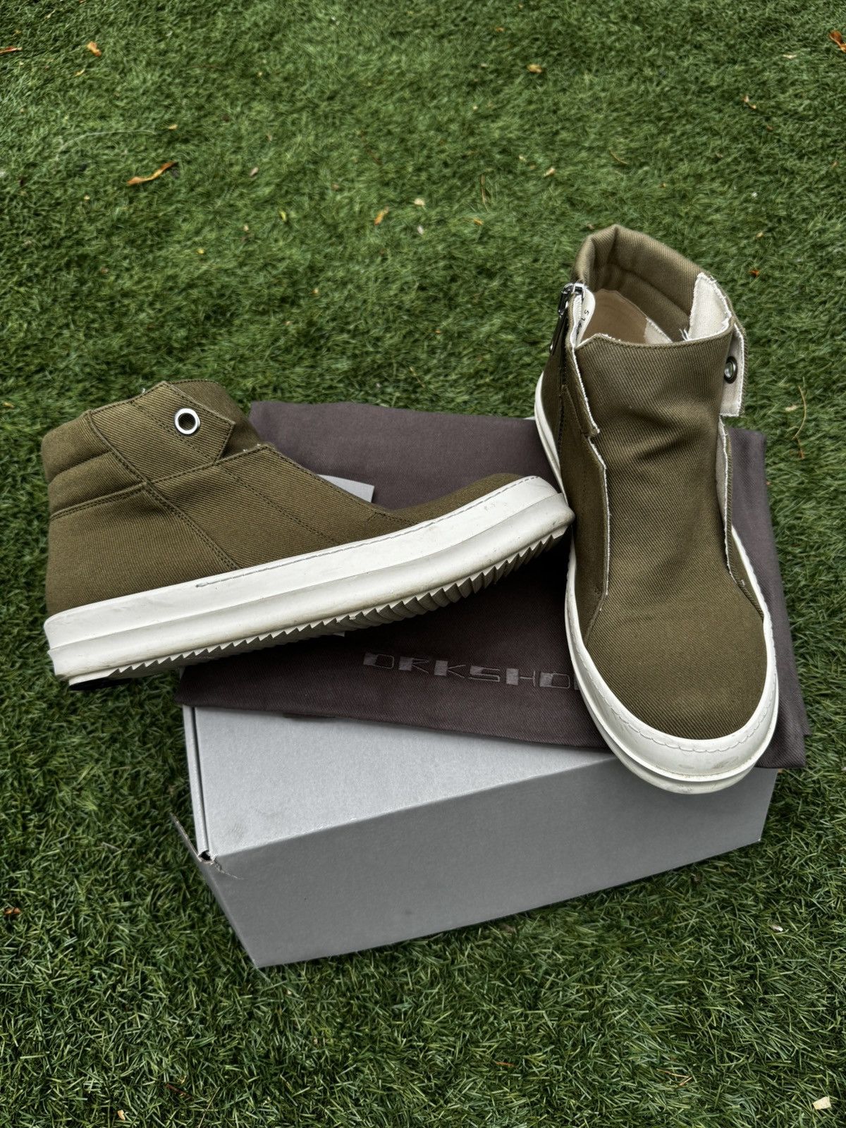 リックオウエンス アイランドダンク 40 RICK OWENS | ISLAND DUNK COMBO SNEAKERS