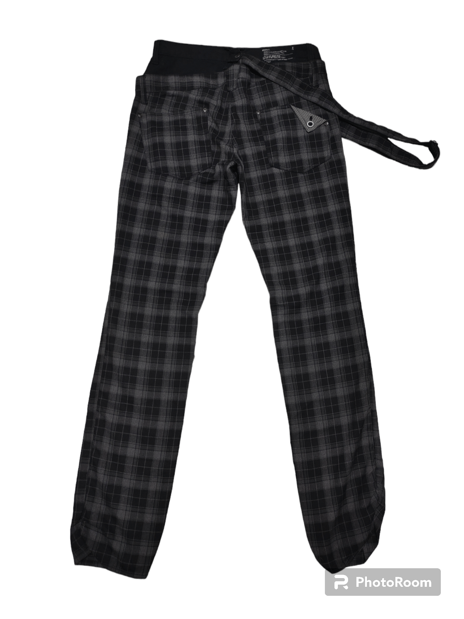 14th Addiction × Le Grande Bleu (L.G.B.) × Yasuyuki Ishii RAGOUT Double Waist Tartan Punk Pants Ghotick Size US 30 / EU 46 - 2 Thumbnail