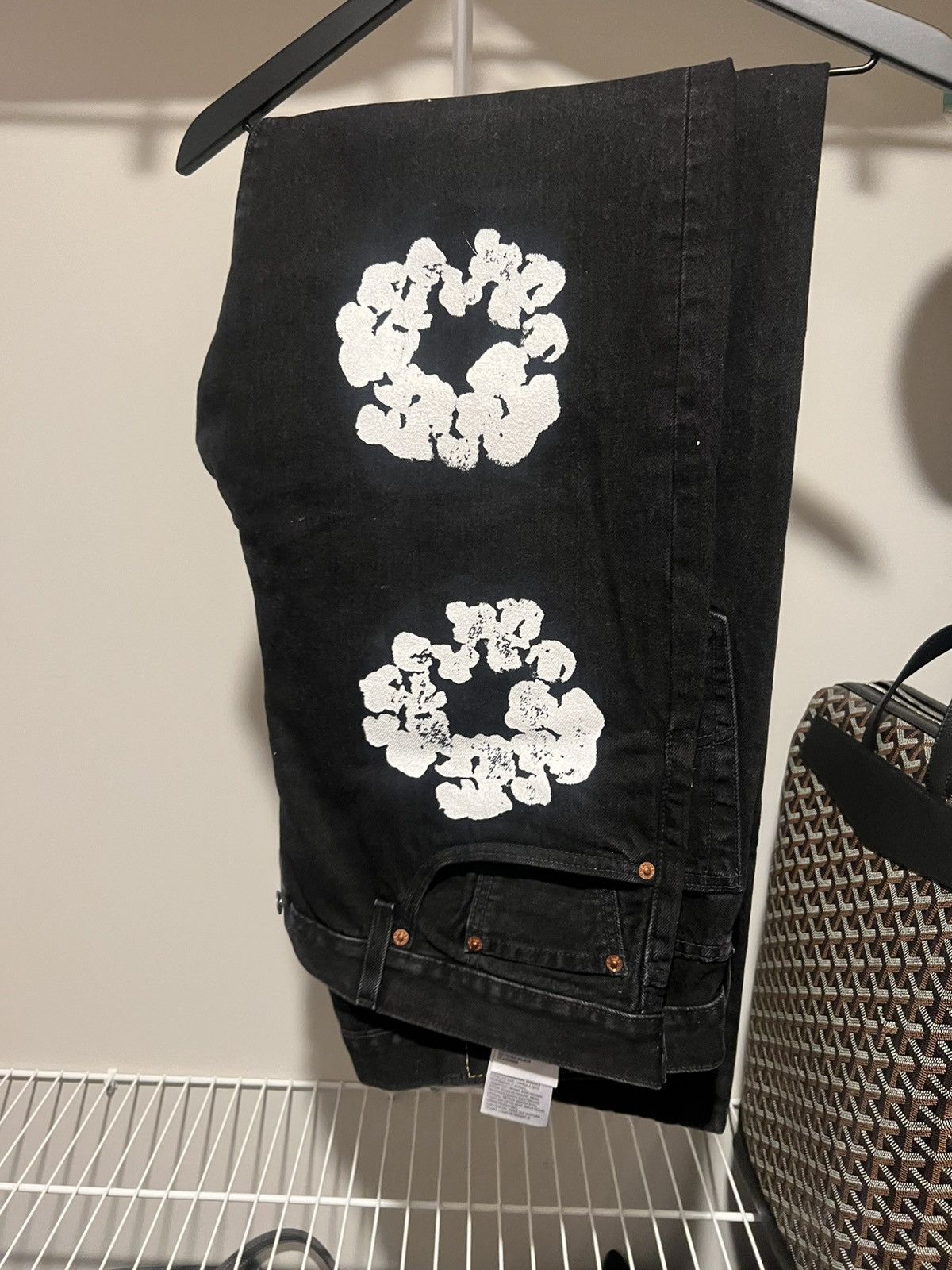 DENIM TEARS Levi's x Denim Tears The Cotton Wreath Jean 'Black' Size US 38 / EU 54 - 1 Thumbnail