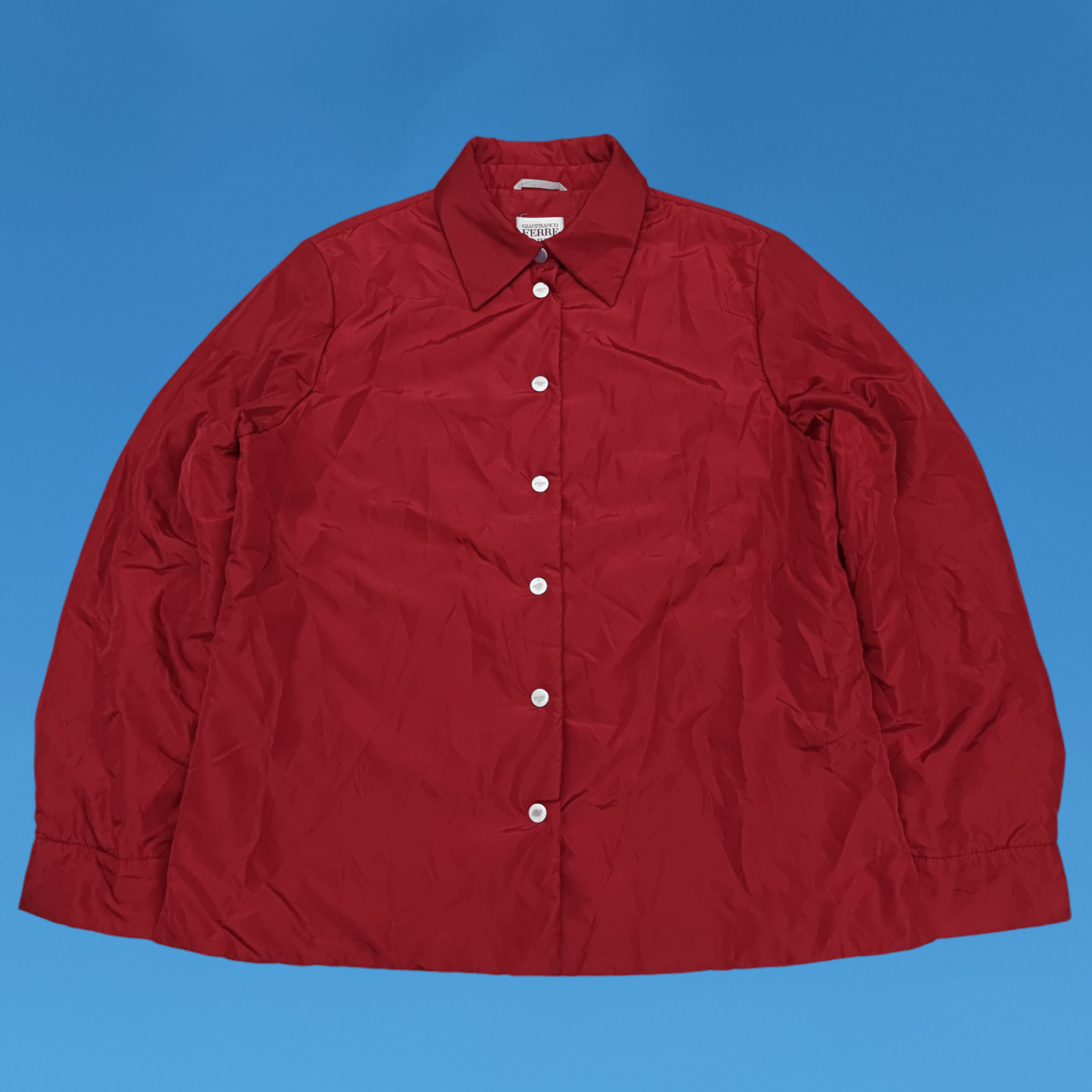 Gianfranco Ferre Vintage Gianfranco Ferre Forma Light Jacket Size US L / EU 52-54 / 3 - 1 Thumbnail