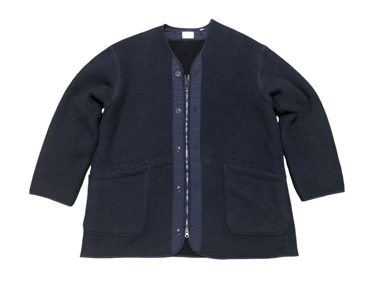 Engineered Garments × Uniqlo Engineered Garments x Uniqlo Sherpa Fleece NoCollars Jacket Size US XL / EU 56 / 4 - 1 Thumbnail