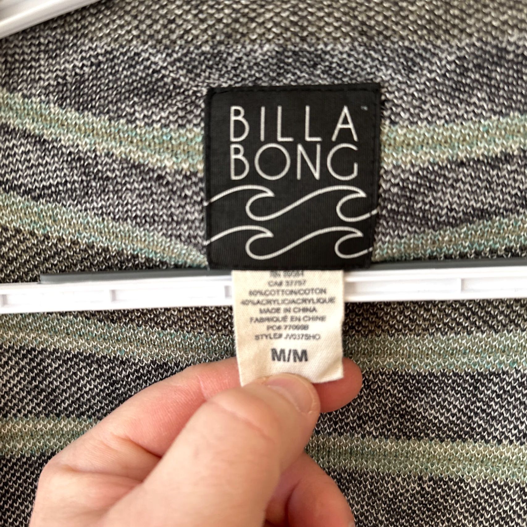 Billabong Billabong Women's Sweater Cardigan Open Shawl Black Geometric Aztec Bohemian Casual Fashion M Size M / US 6-8 / IT 42-44 - 5 Thumbnail