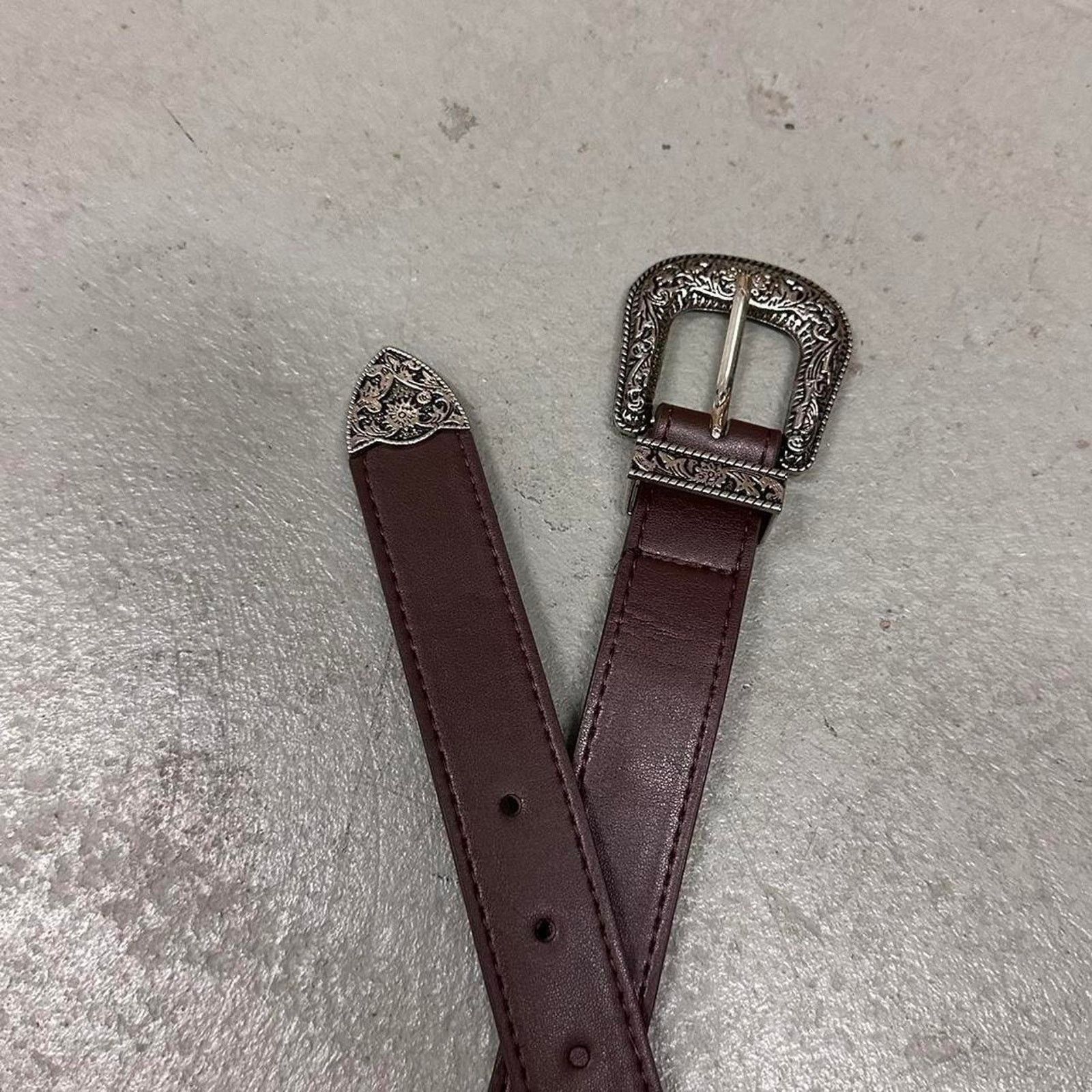 Other Brown western style belt with MENS Size 30 - 2 Thumbnail