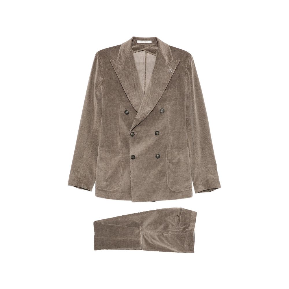 Tagliatore Tagliatore BROWN Suits - Double Breasted Suits Size US M / EU 48-50 / 2 - 1 Thumbnail