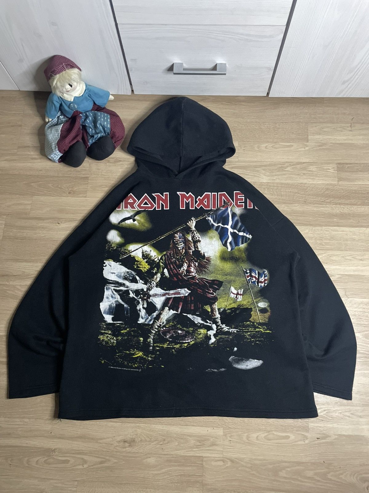 Band Tees vintage iron maiden hoodie 1993 year metal rock Size US L / EU 52-54 / 3 - 1 Thumbnail
