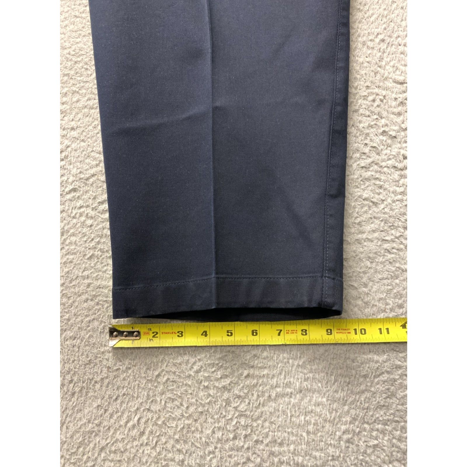Vintage Oak Hill Pants Mens 54 Big & Tall Chino Straight Deep Navy 28in Inseam Flat Front Pocketed Regular 50in Waist Casual Workwear Business Shirt? Size US 38 / EU 54 - 5 Thumbnail