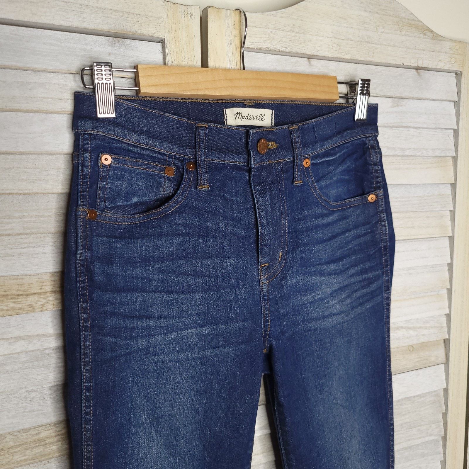 Madewell Madewell 9" High Riser Skinny Skinny Jeans Women's 26T Size 26" / US 2 / IT 38 - 2 Thumbnail