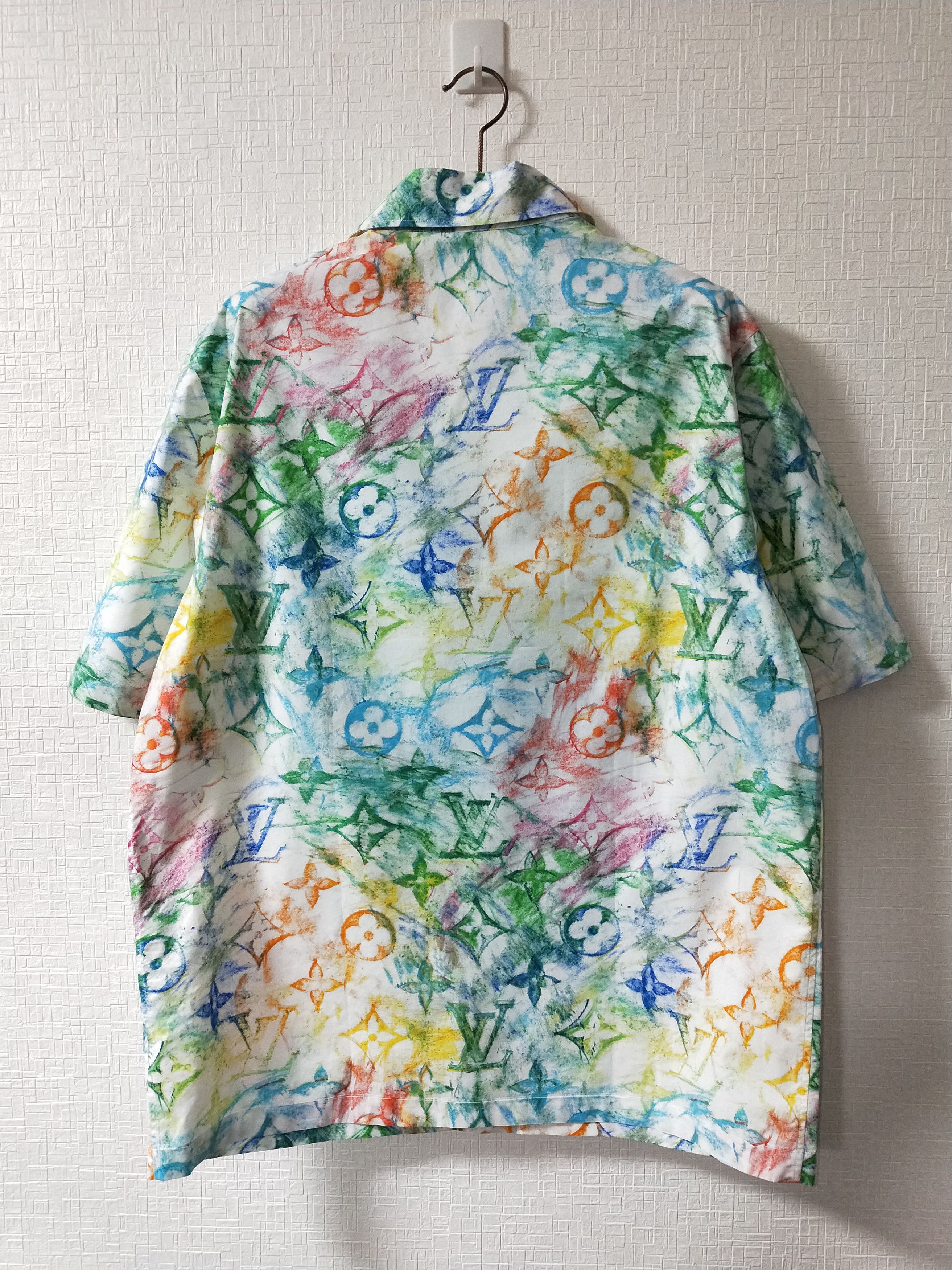 Louis Vuitton × Virgil Abloh Multicolor Pastel Hawaiian Camp Shirt Size US M / EU 48-50 / 2 - 2 Thumbnail