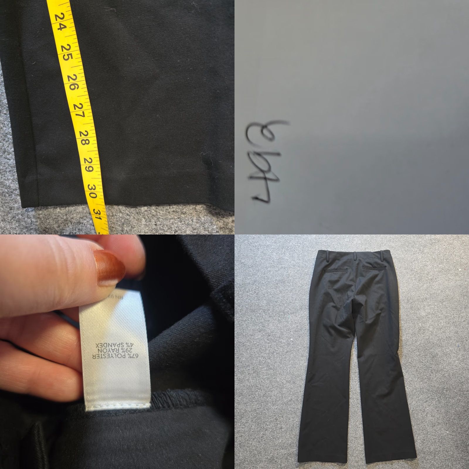 J. Jill **J. Jill Black Women's Size 6 Flare Trouser Flat Front Pockets** User: J. Jill Black Women's Size 6 Flare Trouser Flat Front Pockets Size 28" / US 6 / IT 42 - 8 Thumbnail