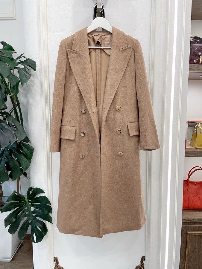 Max Mara Max Mara Classic Camel Double Breasted Coat Size S / US 4 / IT 40 - 3 Thumbnail
