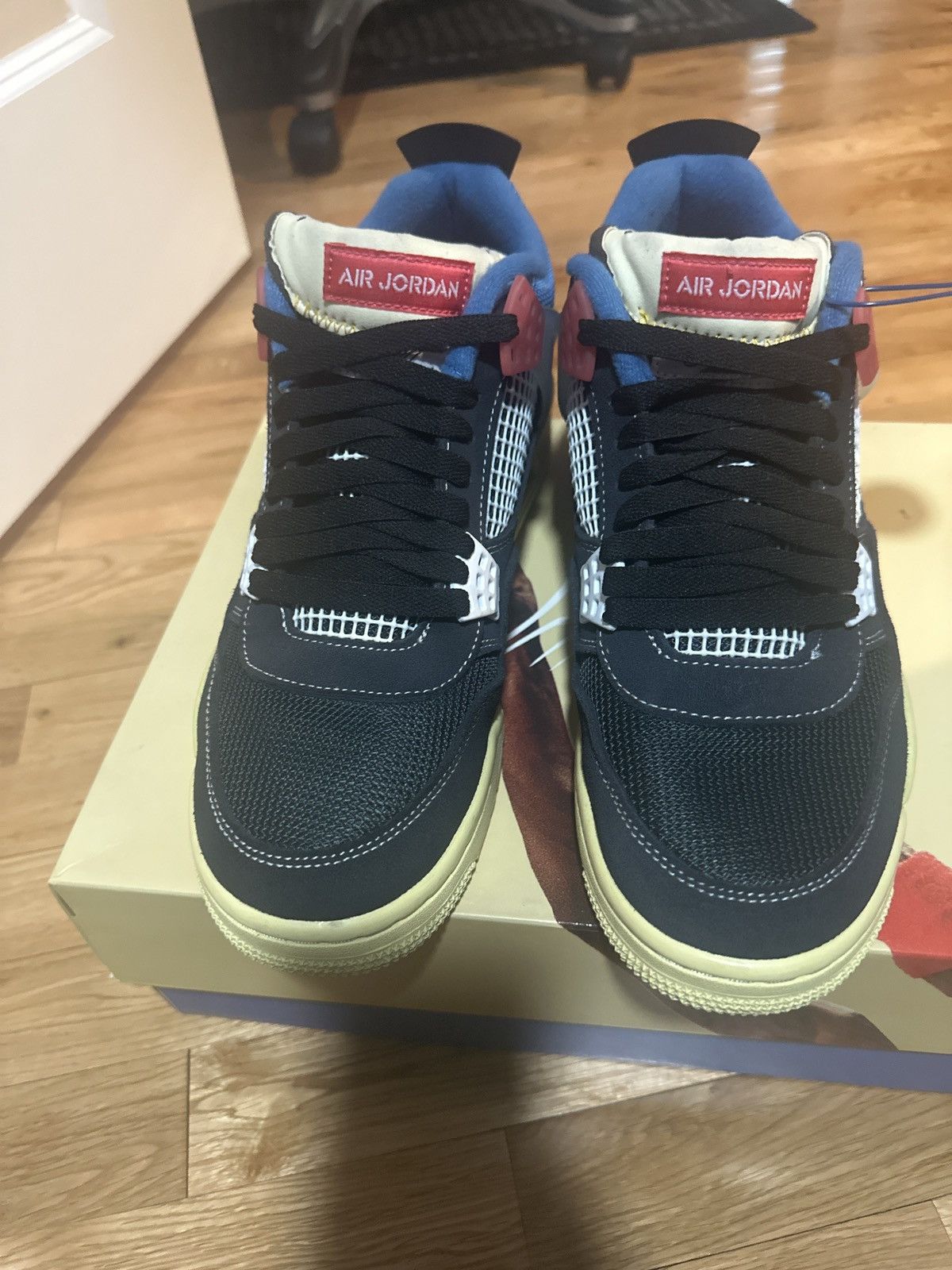 Jordan Brand Jordan 4 Union Off Noir Size US 10.5 / EU 43-44 - 3 Thumbnail