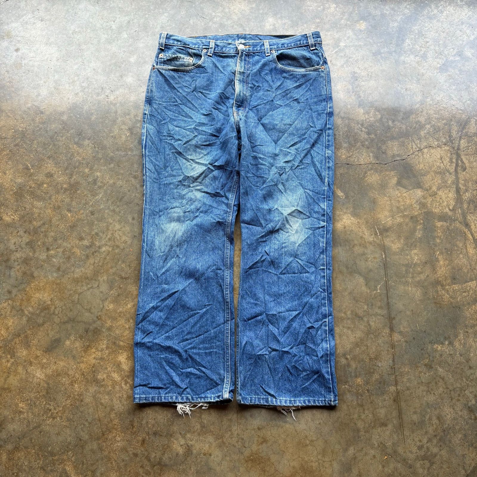 Levi's Vintage 90s Levis 517 Flare Boot cut Blue Jeans Size US 38 / EU 54 - 1 Thumbnail