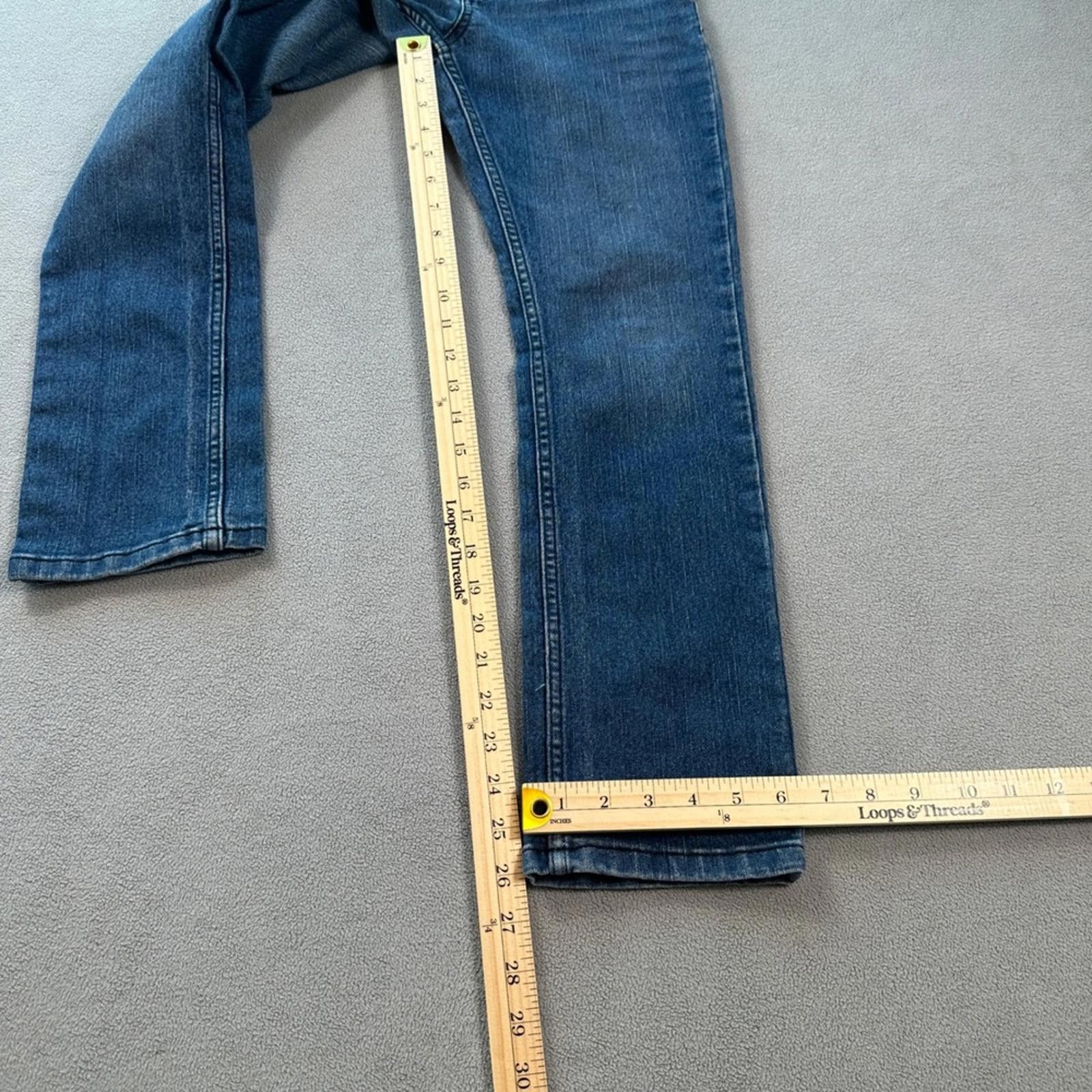 Levi's Levis 511 Jeans Womens 12 Reg 26x26 Blue Slim Fit Mid Rise Size 26" / US 2 / IT 38 - 4 Thumbnail