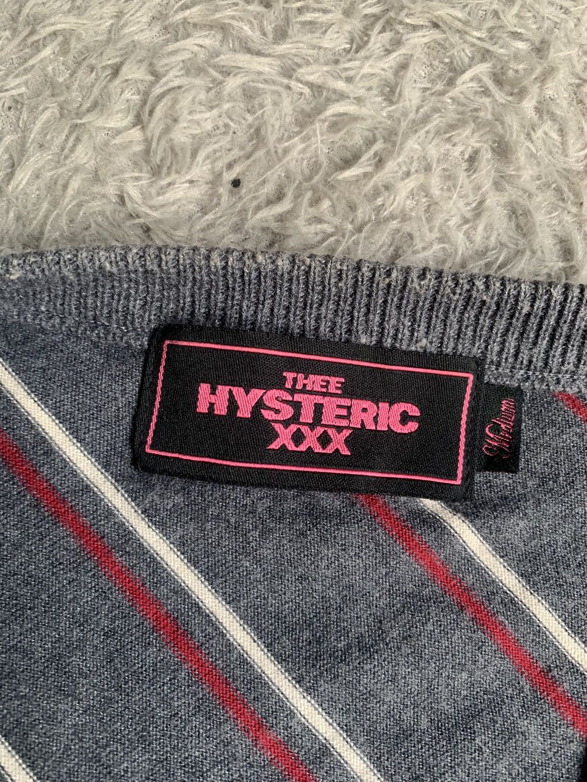 Hysteric Glamour Hysteric Glamour The Hysteric XXX Stripe Knit Cardigan Size US M / EU 48-50 / 2 - 3 Thumbnail