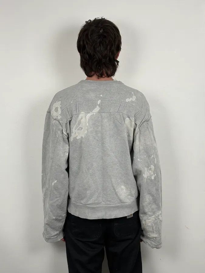 Dries Van Noten Dries Van Noten Oversized Grey Abstract Sweater Size US M / EU 48-50 / 2 - 3 Thumbnail