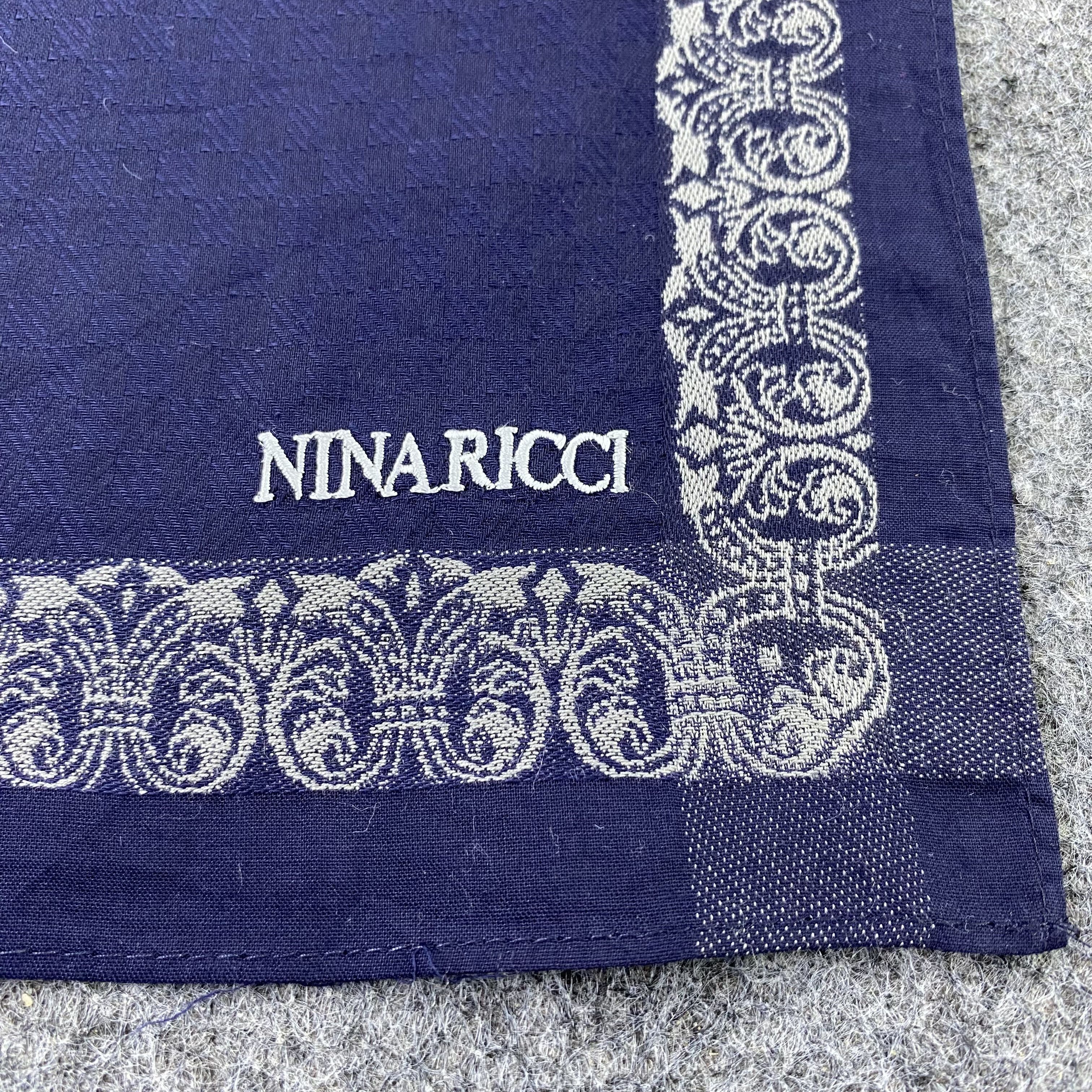 Nina Ricci × Vintage Nina Ricci Handkerchief / Bandana / NeckerchiefB1485 Size ONE SIZE - 5 Thumbnail