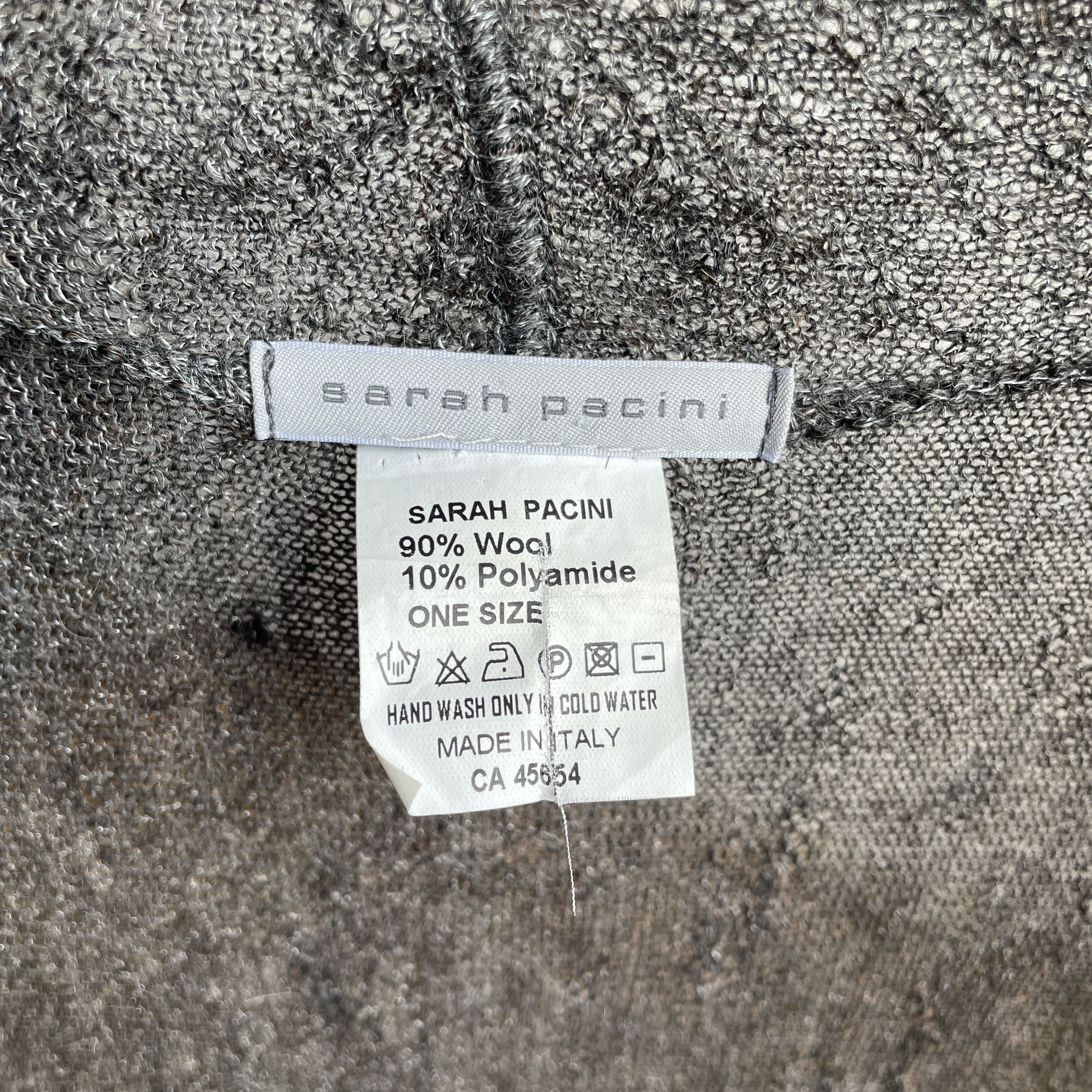 Sarah Pacini Sarah Pacini Crinkled Wool Knit Belted Cardigan Maxi Dress Size ONE SIZE - 12 Thumbnail