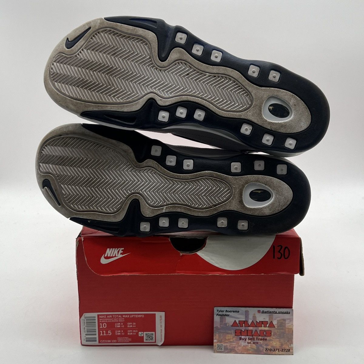 Nike Air total max uptempo midnight navy Size US 10 / EU 43 - 8 Thumbnail