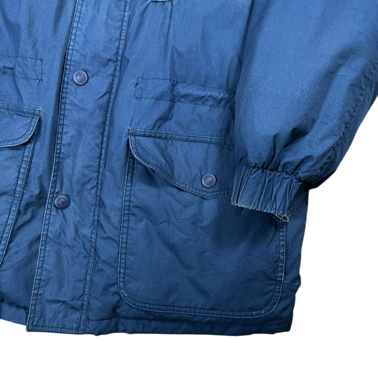 Tommy Hilfiger × Vintage Vintage 90s Tommy Hilfiger fur hood mini patch jacket (M) Size US M / EU 48-50 / 2 - 3 Thumbnail