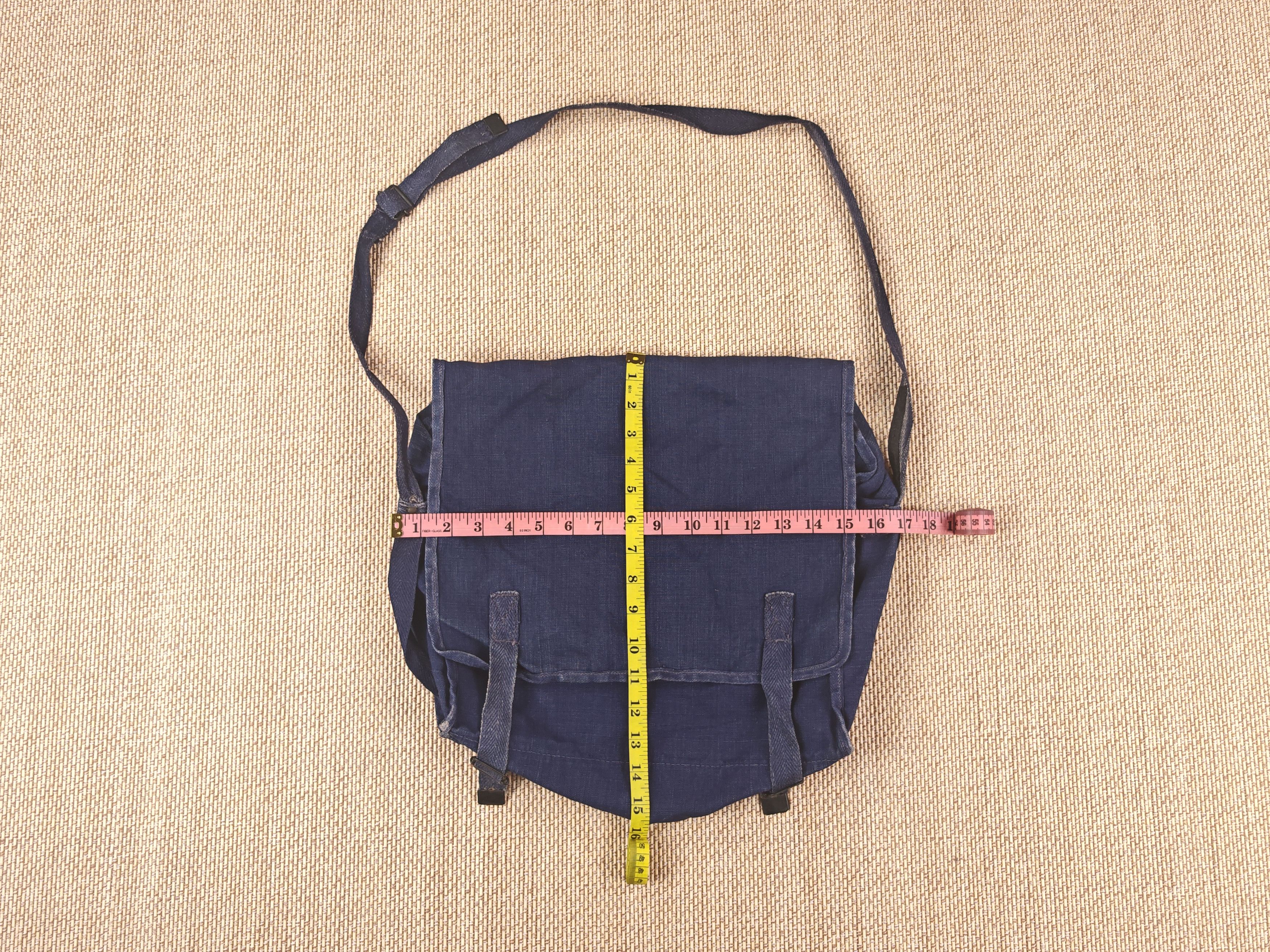 Vintage Vintage WW2 French Linen Sling Bag Size ONE SIZE - 4 Thumbnail