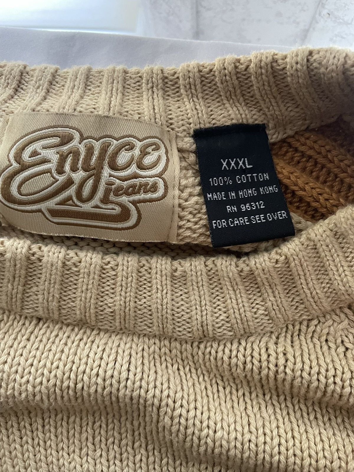 Other Vintage 90s Knit Sweater Enyce Jeans XXXL Embroidered Rare Size US XXL / EU 58 / 5 - 7 Thumbnail
