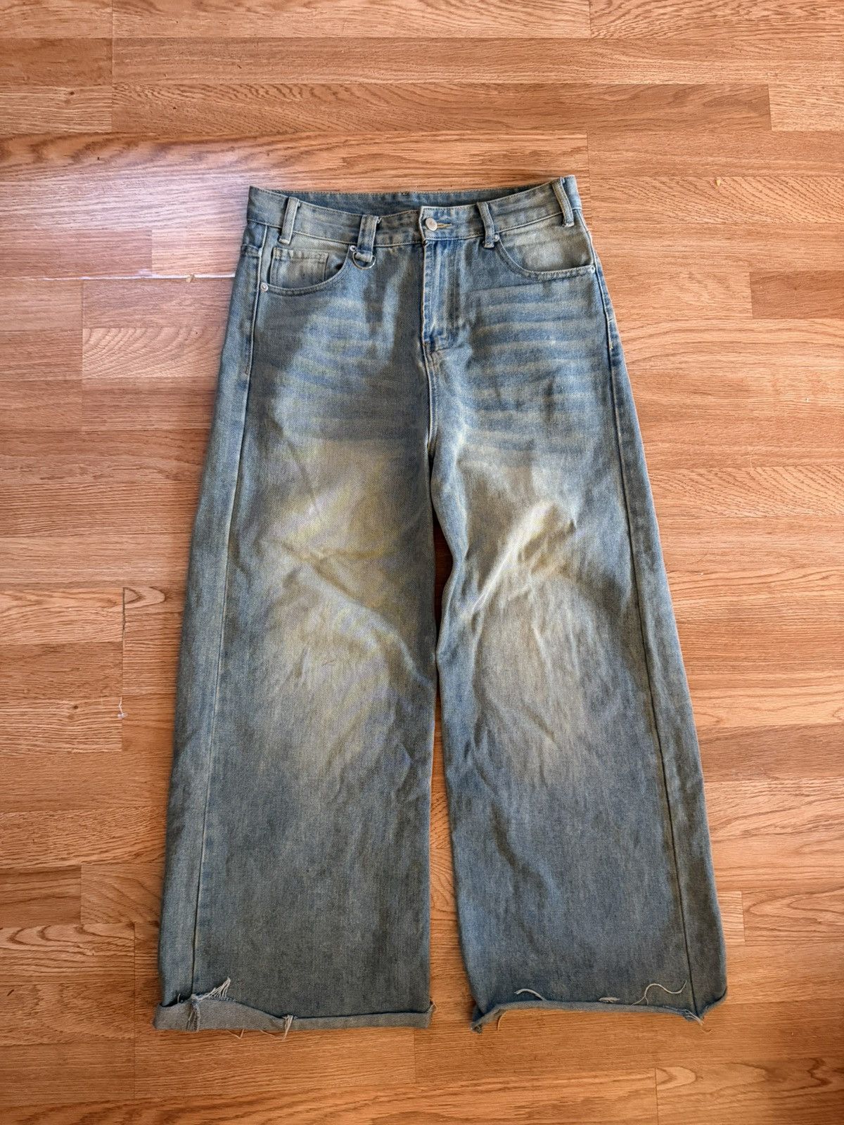 Other Old style blue wide leg baggy jeans Size US 34 / EU 50 - 1 Thumbnail