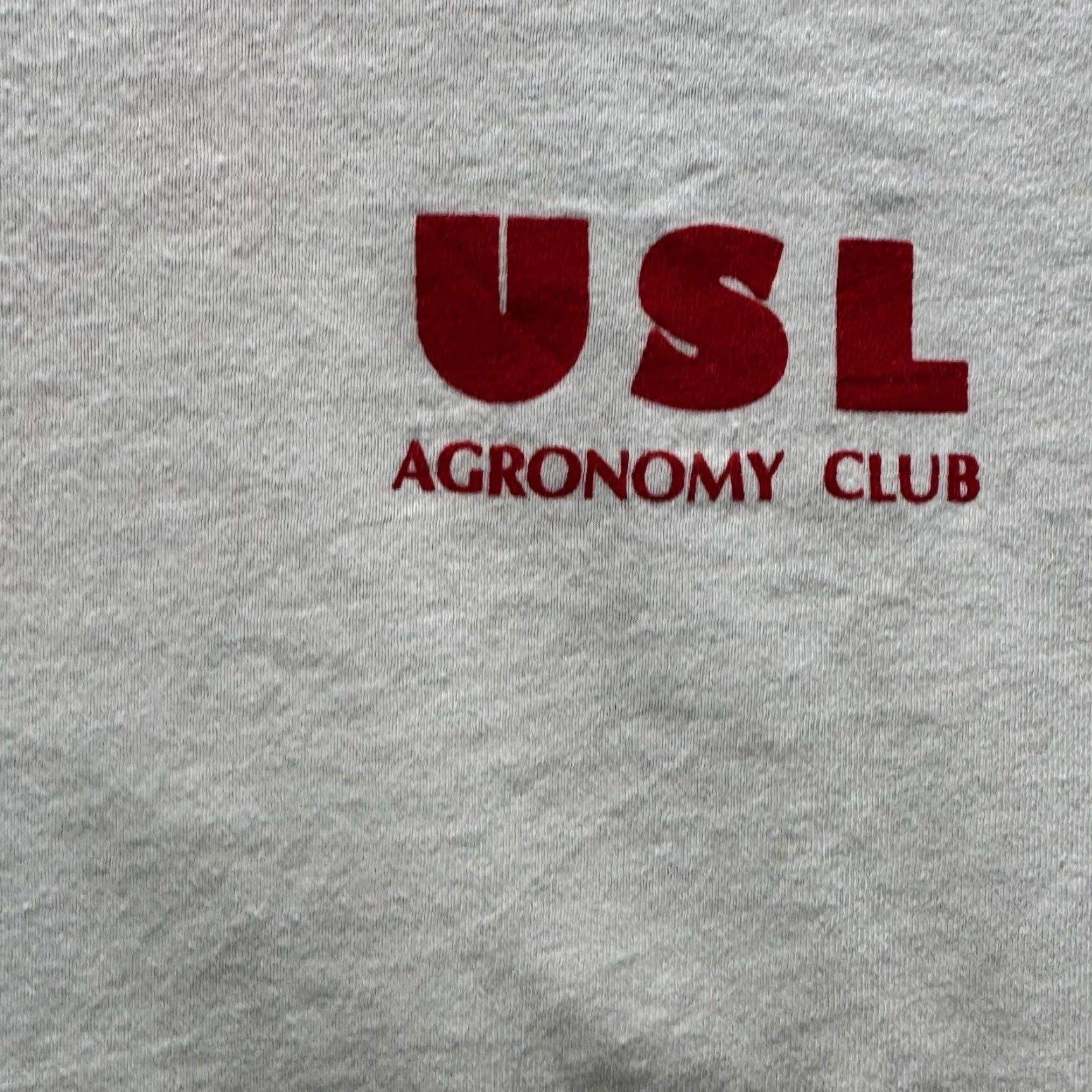 Vintage Vintage Screen Stars Best Mens 2XL White Graphic Tee Crew Neck Short Sleeve USL AGRONOMY CLUB Shirt Size US XXL / EU 58 / 5 - 4 Thumbnail
