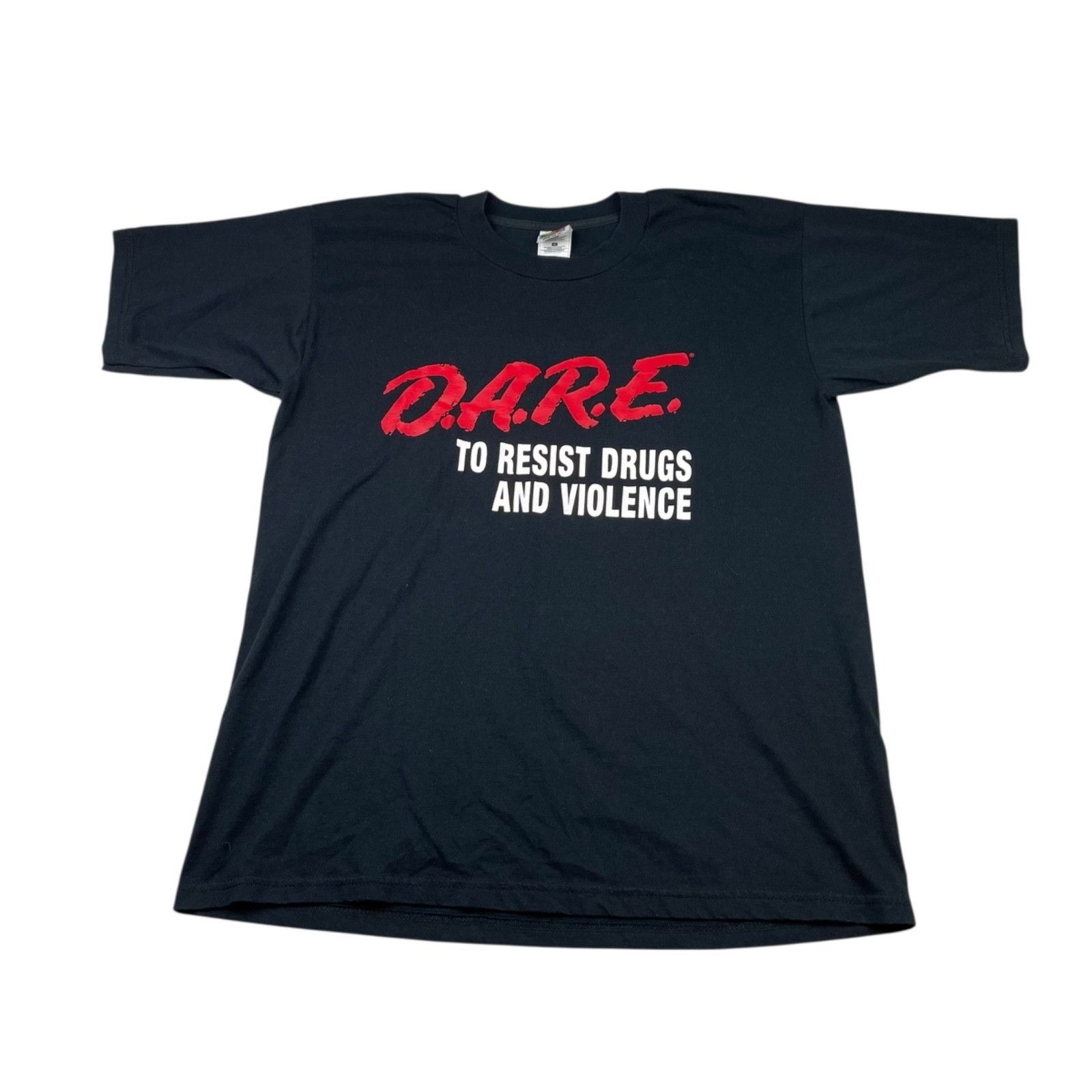 Other VTG DARE To Resist Drugs And Violence Men's Crewneck S/S T-S Size US L / EU 52-54 / 3 - 2 Thumbnail
