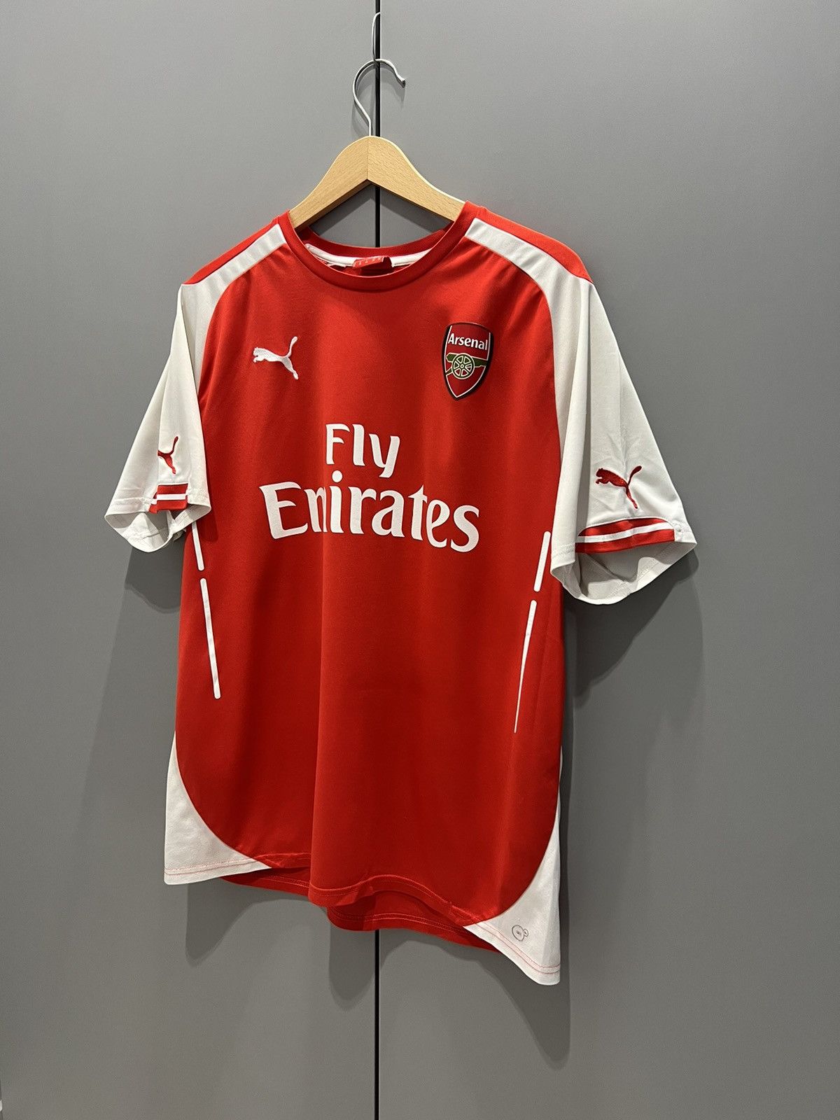 Puma Puma Arsenal Football Shirt Mens 14-15 Home Jersey Size US XL / EU 56 / 4 - 3 Thumbnail