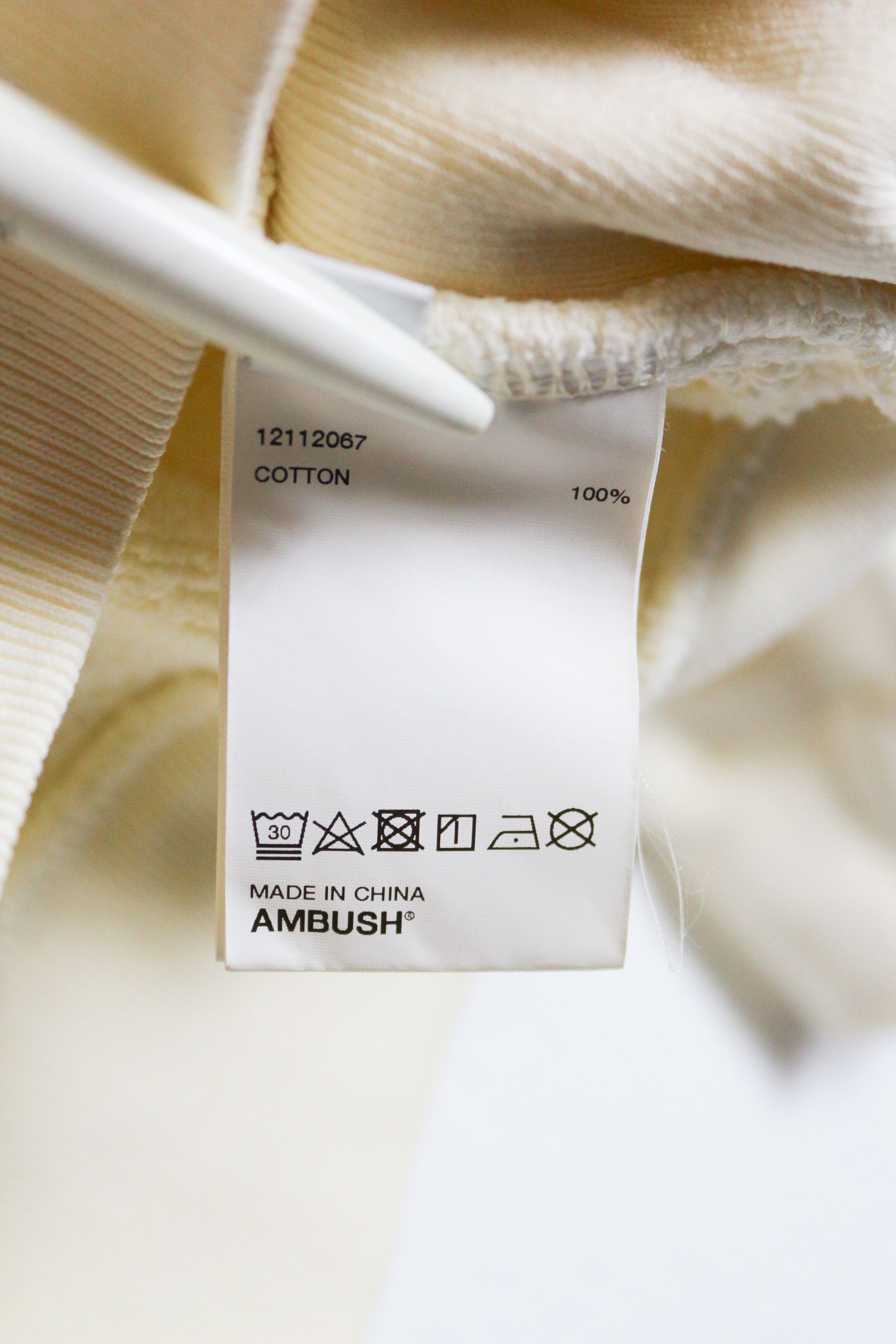 Ambush Design Ambush Boxy Oversized Logo Light Beige Sweatshirt Size US S / EU 44-46 / 1 - 5 Thumbnail