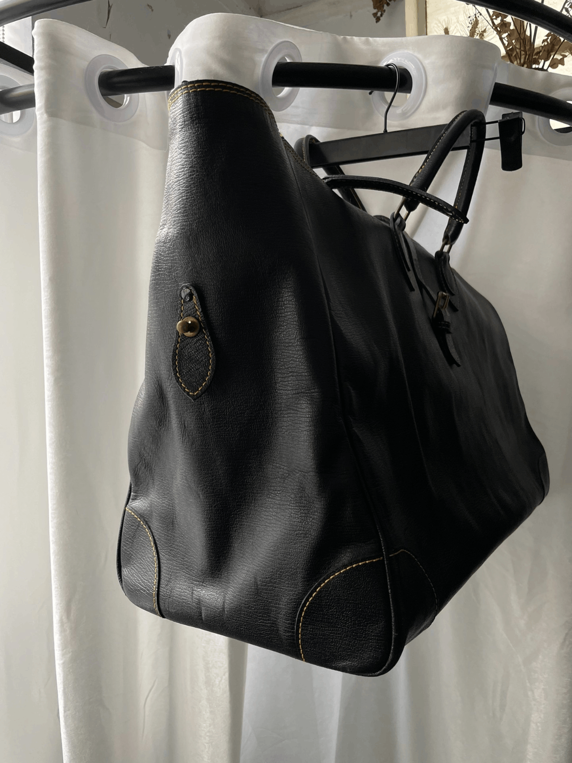 Comme Des Garcons Homme 90s Leather Boston Bag