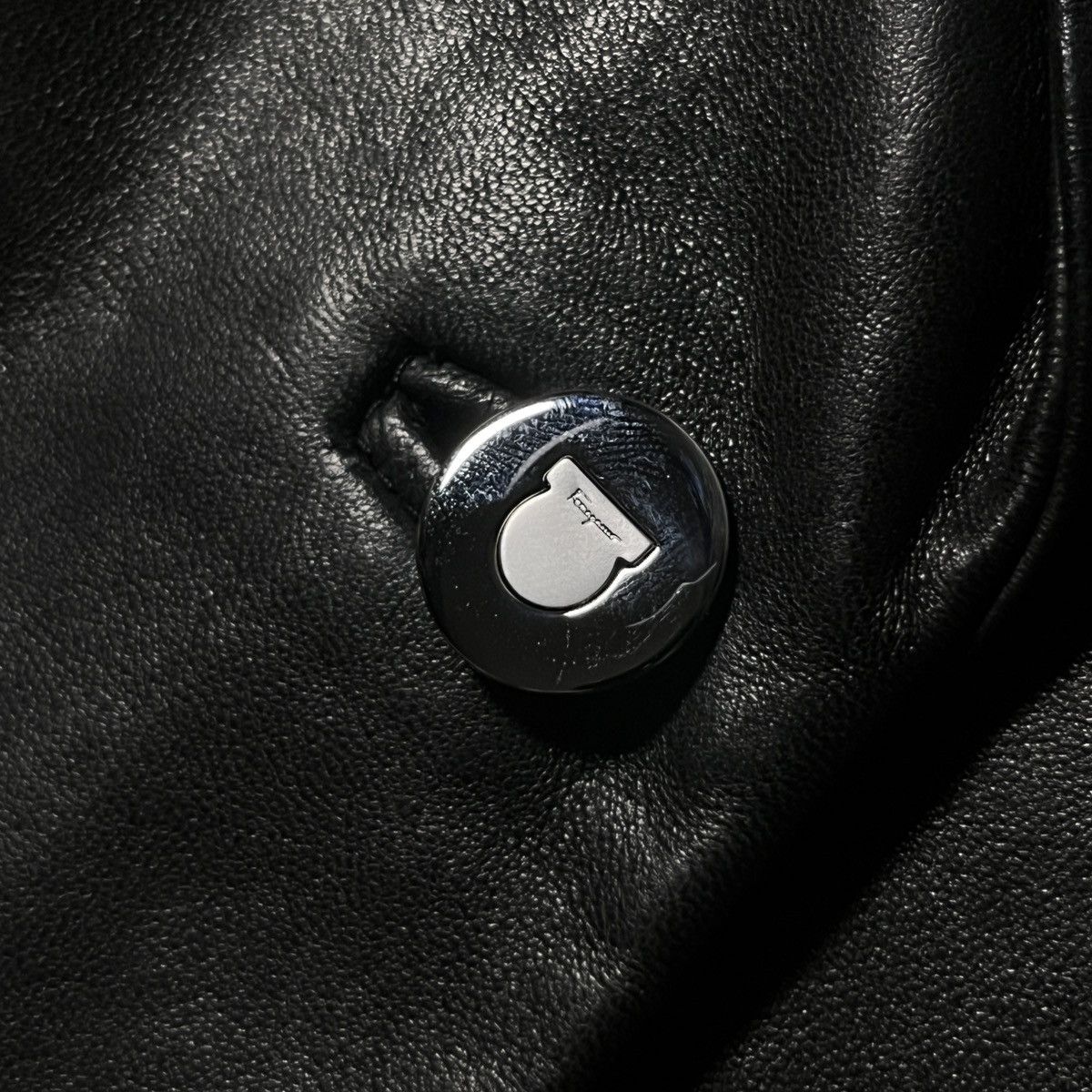 Salvatore Ferragamo Salvatore Ferragamo Leather Coat Size US S / EU 44-46 / 1 - 4 Thumbnail