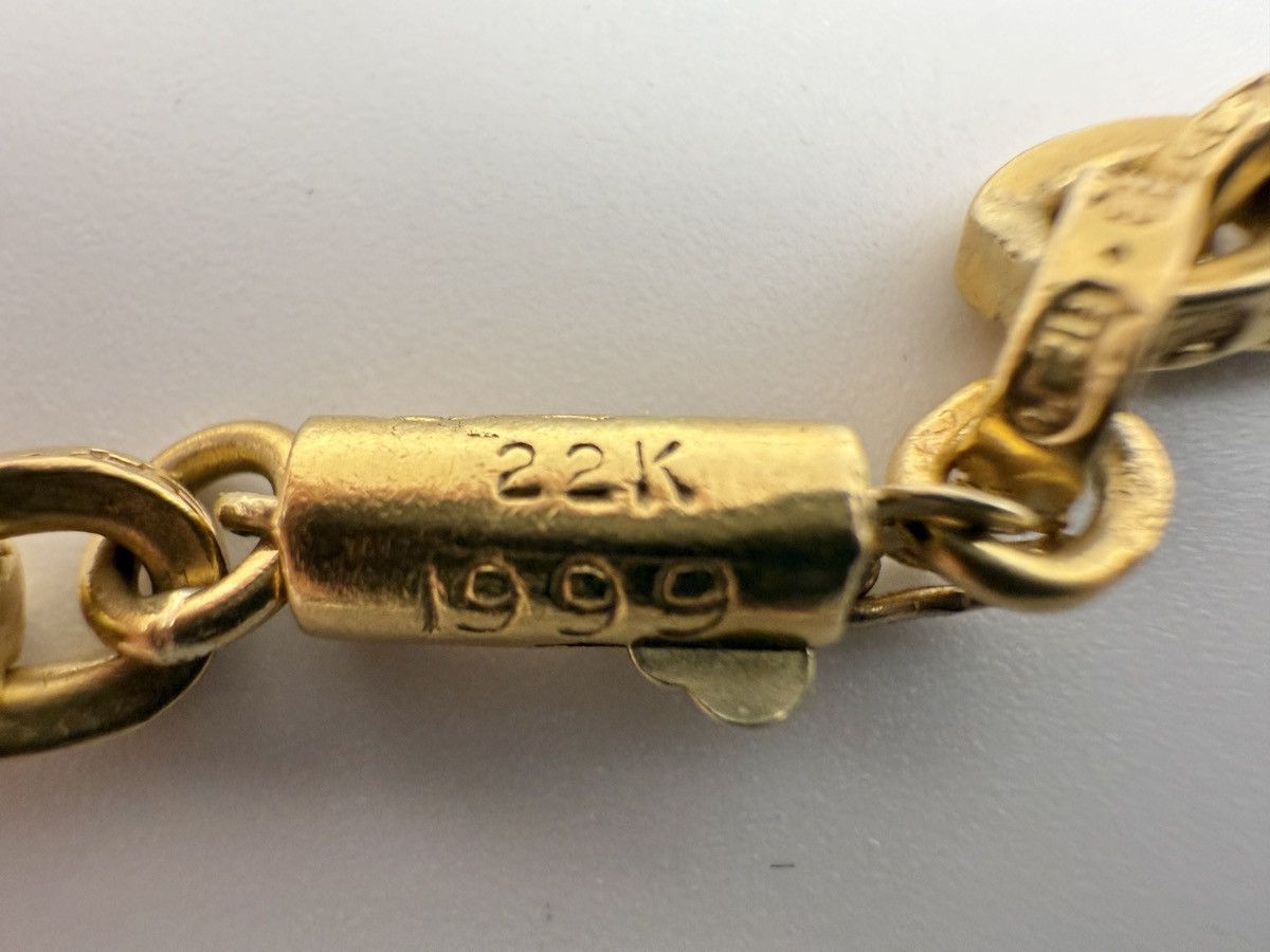 Chrome Hearts Chrome Hearts 22k Gold Paper Chain Necklace 30 inch Size ONE SIZE - 8 Thumbnail