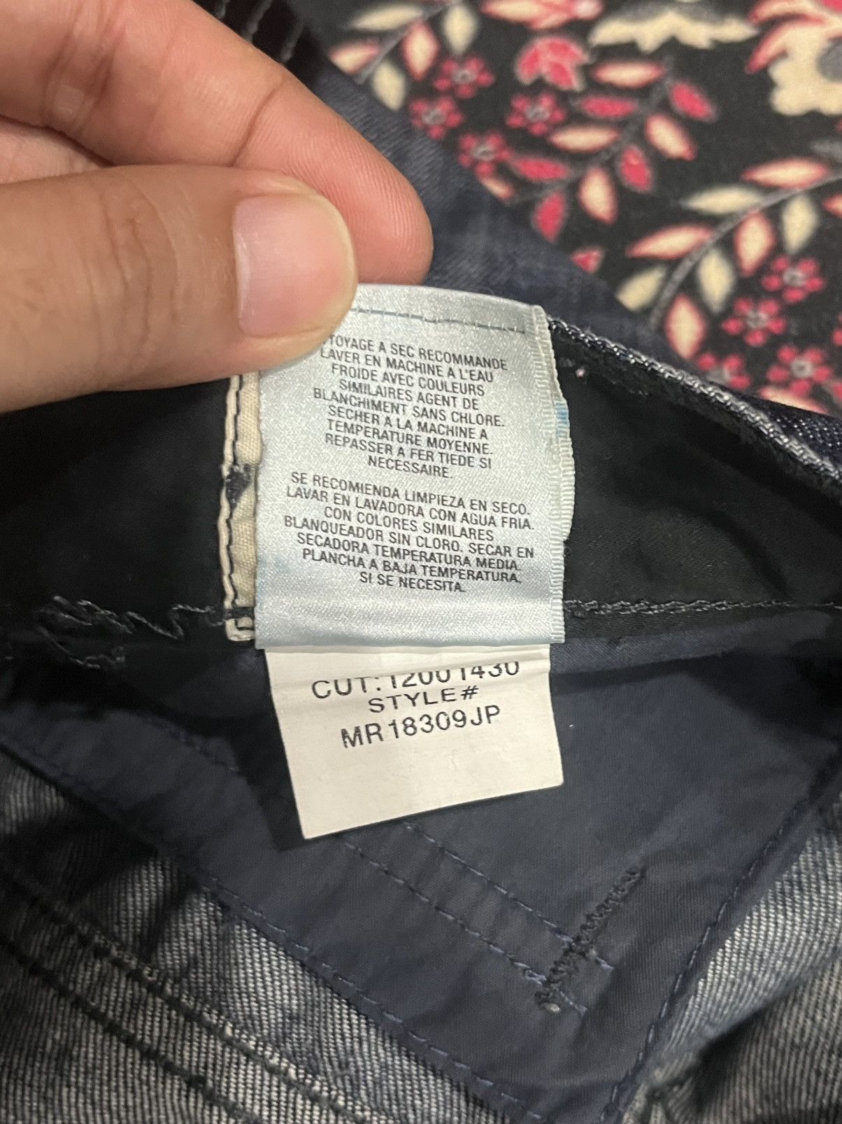 Ben Taverniti Unravel Project Vintage Ben Tavernity Velvet Side Panel Distressed Blue Jean Size US 28 / EU 44 - 17 Thumbnail