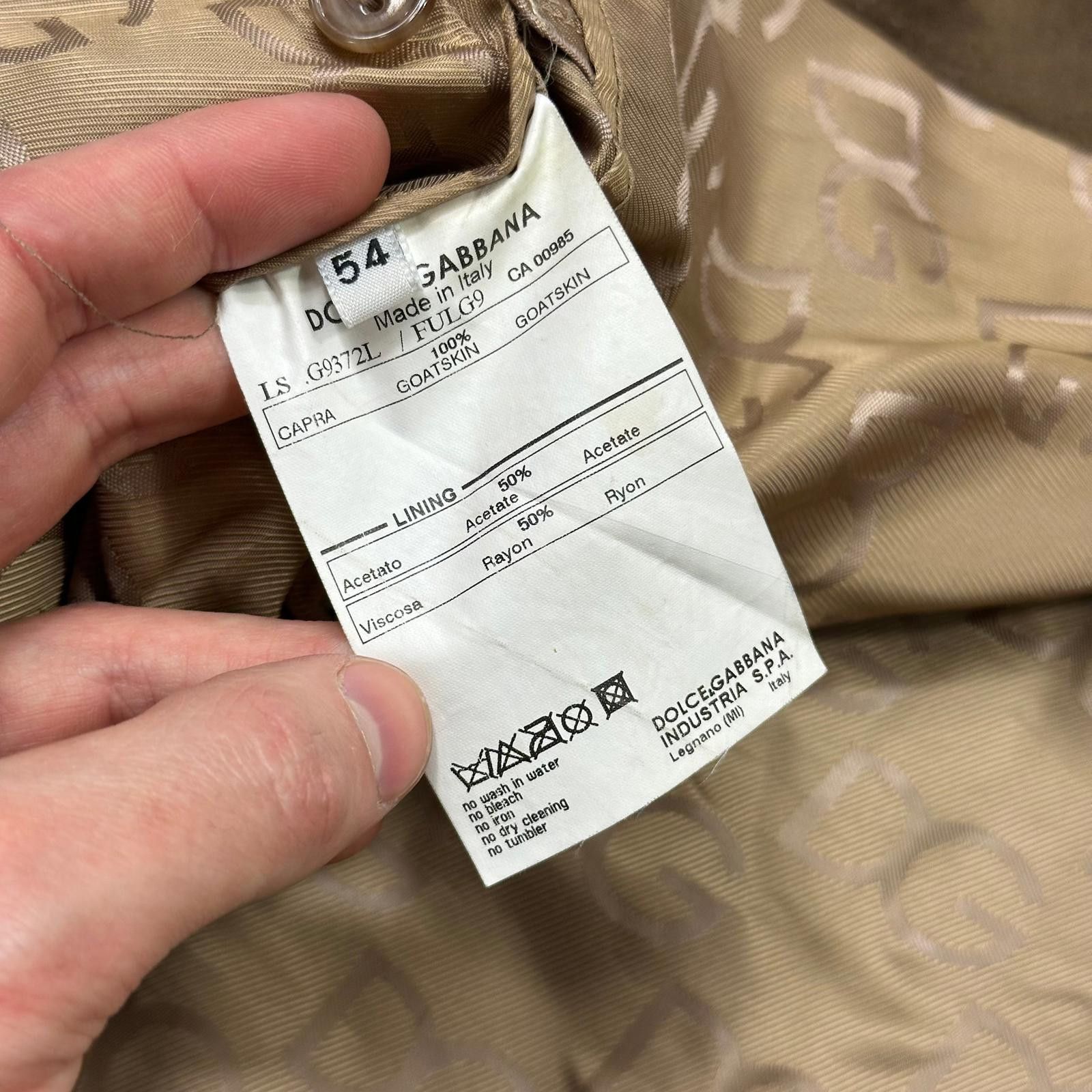 Dolce & Gabbana Dolce & Gabanna 00’s Goatskin Suede Leather Western Jacket L Size US L / EU 52-54 / 3 - 12 Thumbnail
