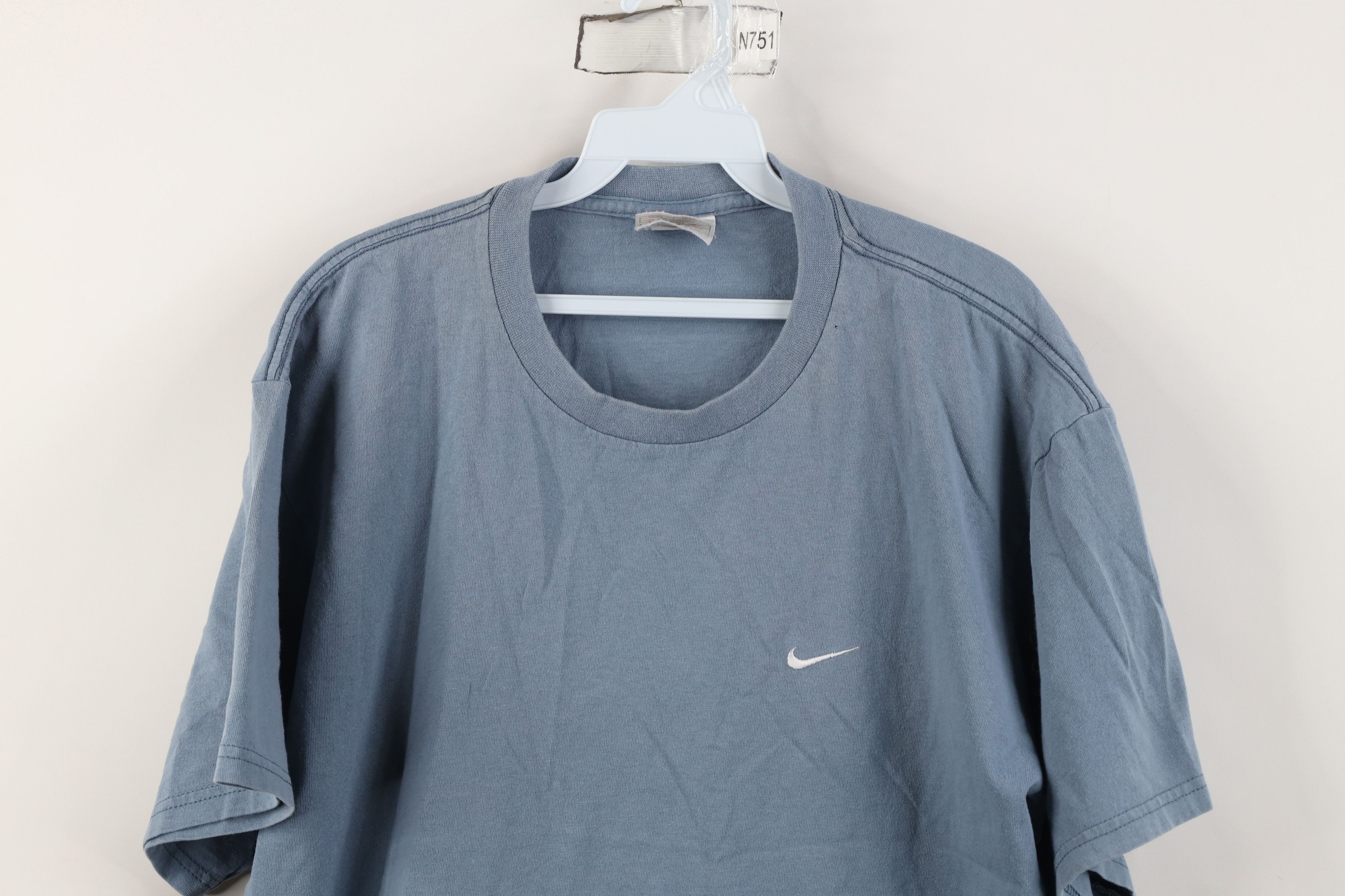 Nike Vintage 90s Nike Scott Mini Swoosh Short Sleeve T-Shirt Size US M / EU 48-50 / 2 - 2 Thumbnail