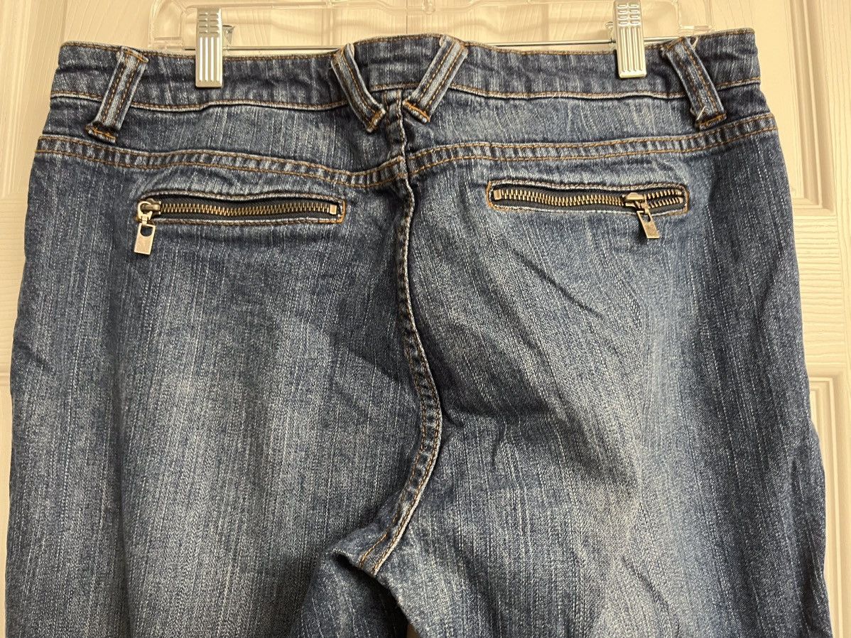 Jennifer Lopez JLO Medium Wash Flare Leg Size 15 Jeans Size 38" / US 16 / IT 52 - 5 Thumbnail