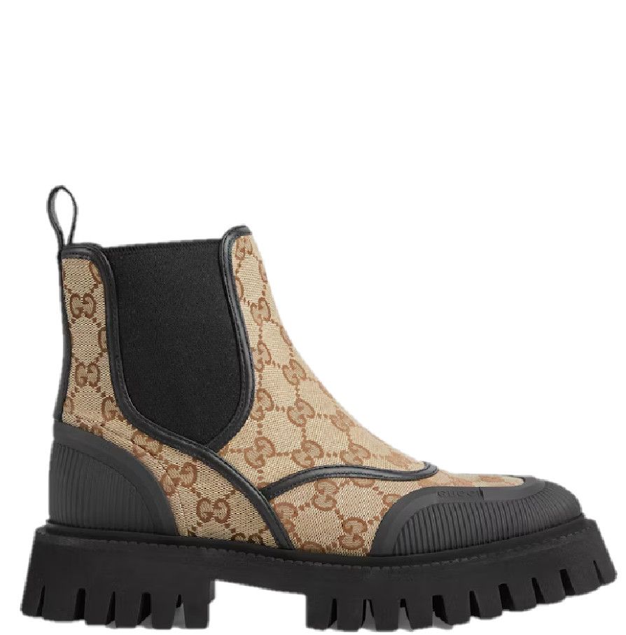 o1s1wg110425 Women's GG Canvas Ankle Boots in Multicolor