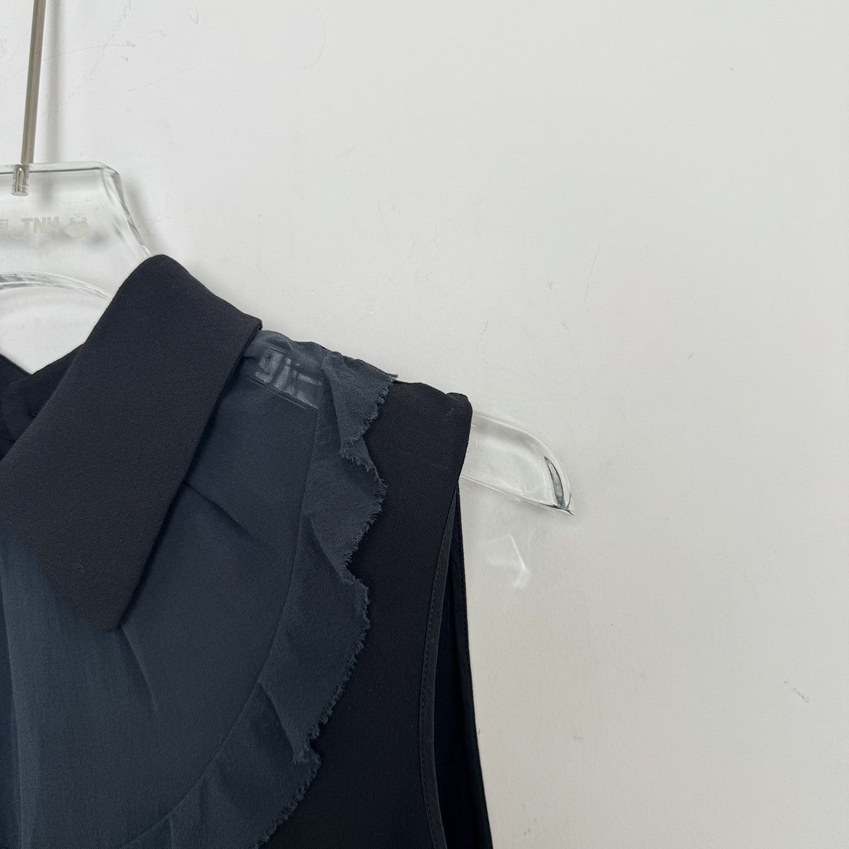 Miu Miu Miu Miu Black Mulberry Silk Sleeveless Dress K26WX Size XS / US 0-2 / IT 36-38 - 3 Thumbnail