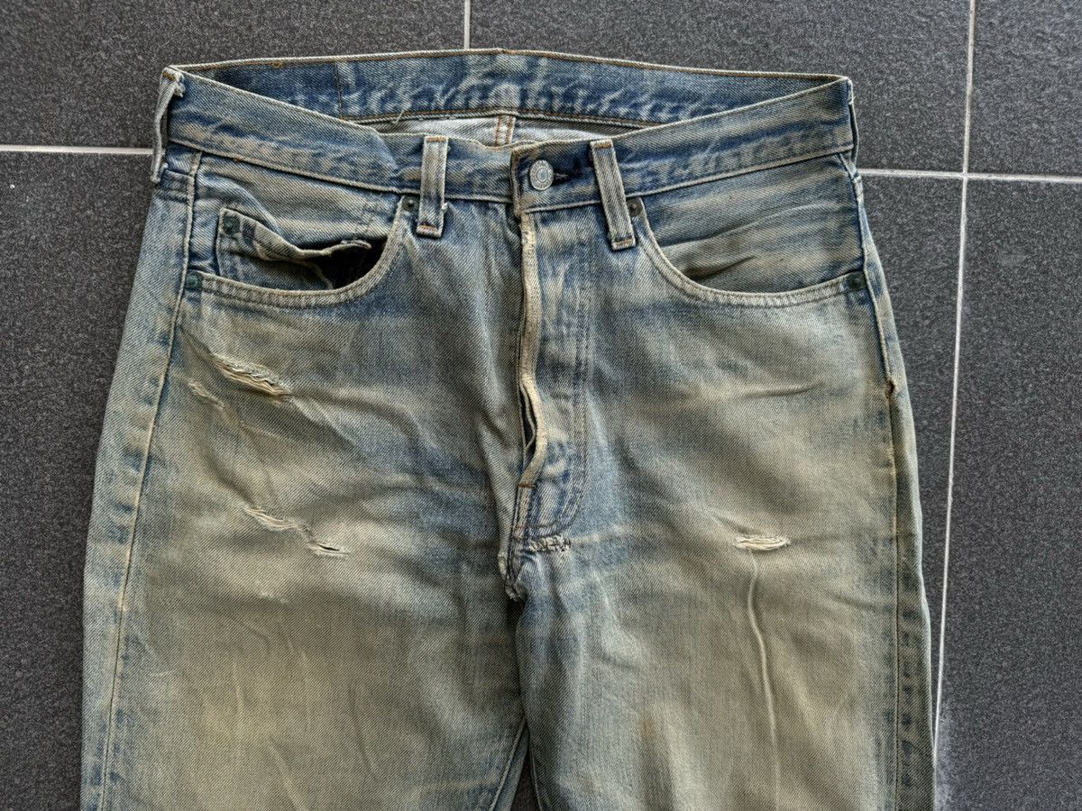 Levi's Vintage 80s Levi's 501 Selvedge Distressed Jeans Kurt Cobain Size US 31 - 3 Thumbnail