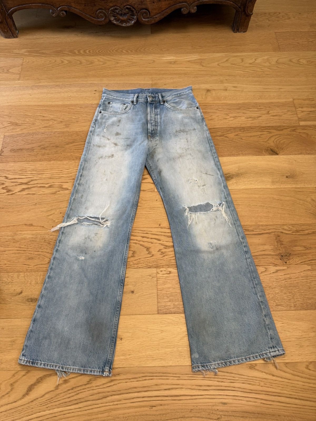 Acne Studios Jean Acne Studios 2021M (Penicillin) Size US 29 - 1 Thumbnail