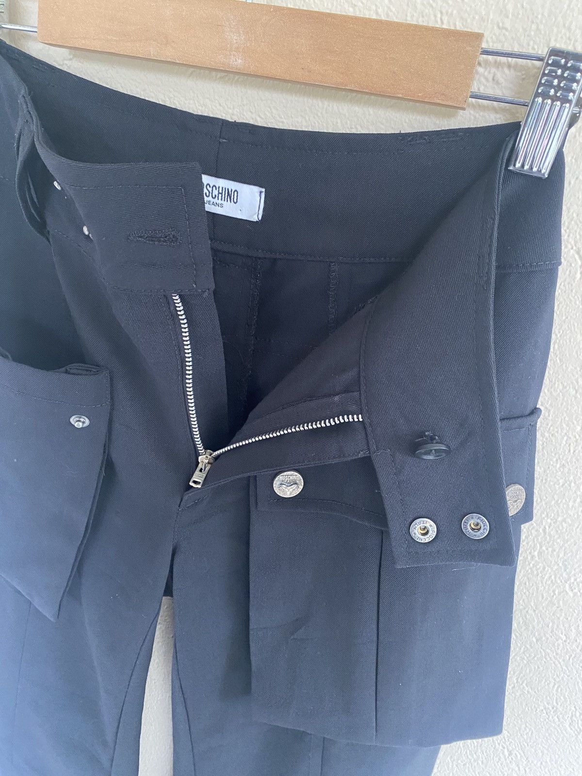 Moschino Moschino Flap Pockets Cargo Pant Size 23" - 10 Thumbnail