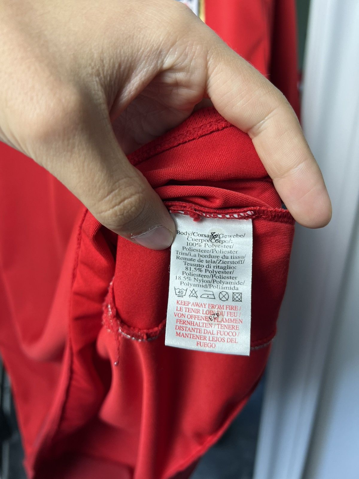 Vintage England 2006 Umbro Red Away Shirt 2XL (Fits XL) –Beckham Era Size US XXL / EU 58 / 5 - 13 Thumbnail